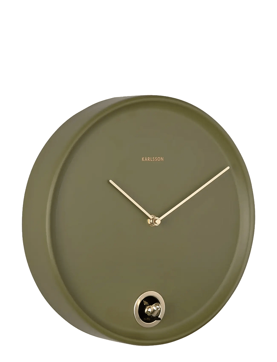 KARLSSON - Wall clock Esencia Cuckoo luxury green - seinakellad - luxury green - 1