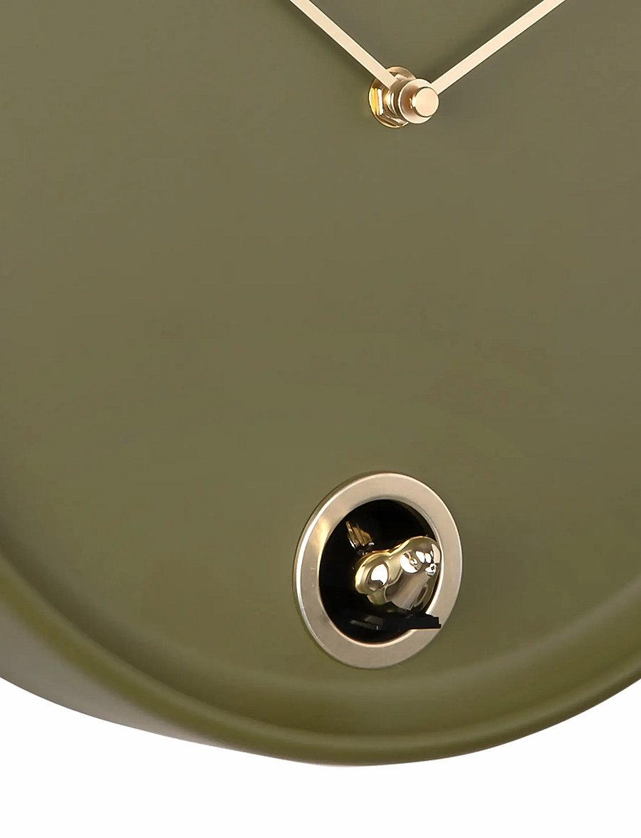KARLSSON - Wall clock Esencia Cuckoo luxury green - seinakellad - luxury green - 4