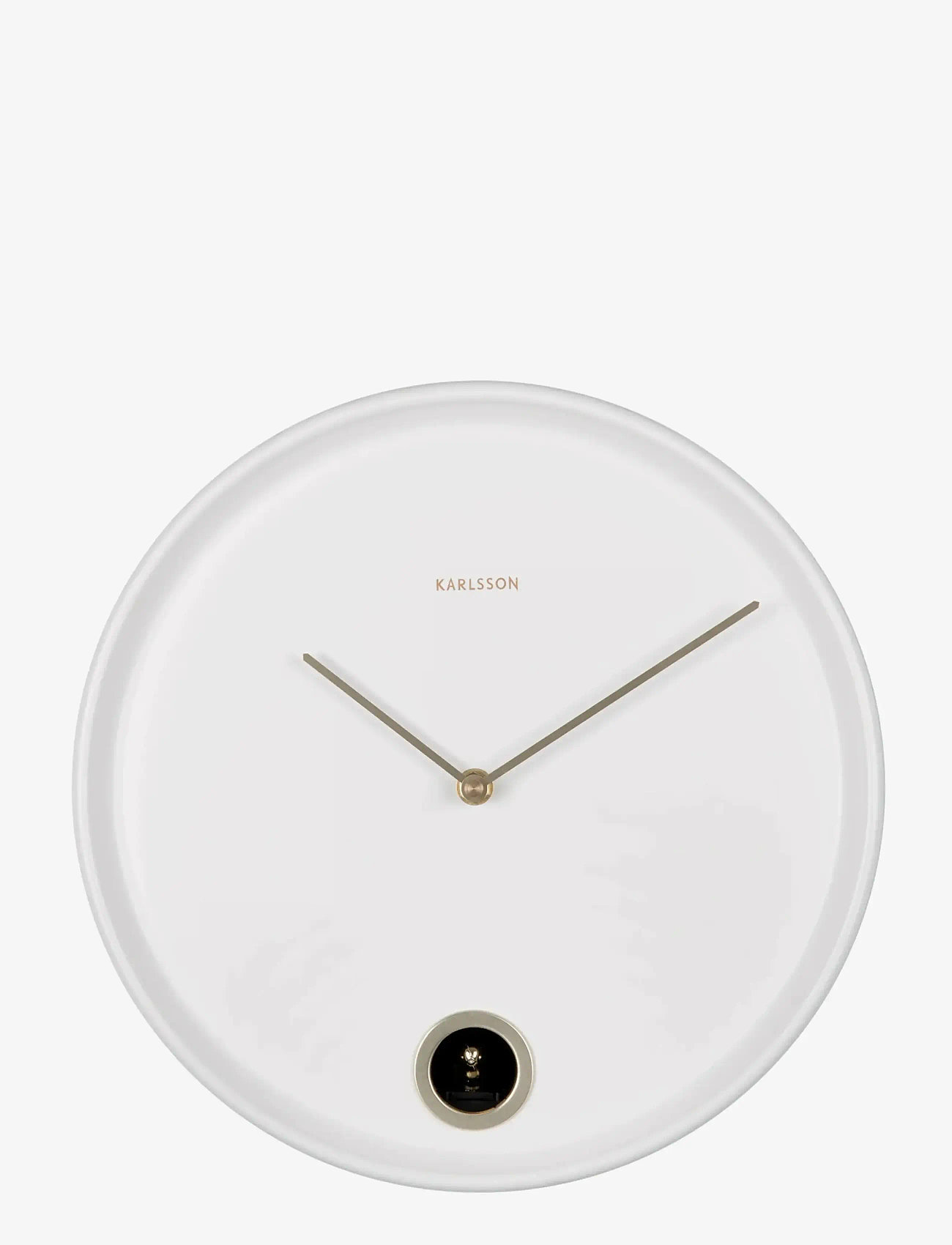 KARLSSON - Wall clock Esencia Cuckoo white - vægure - white - 2