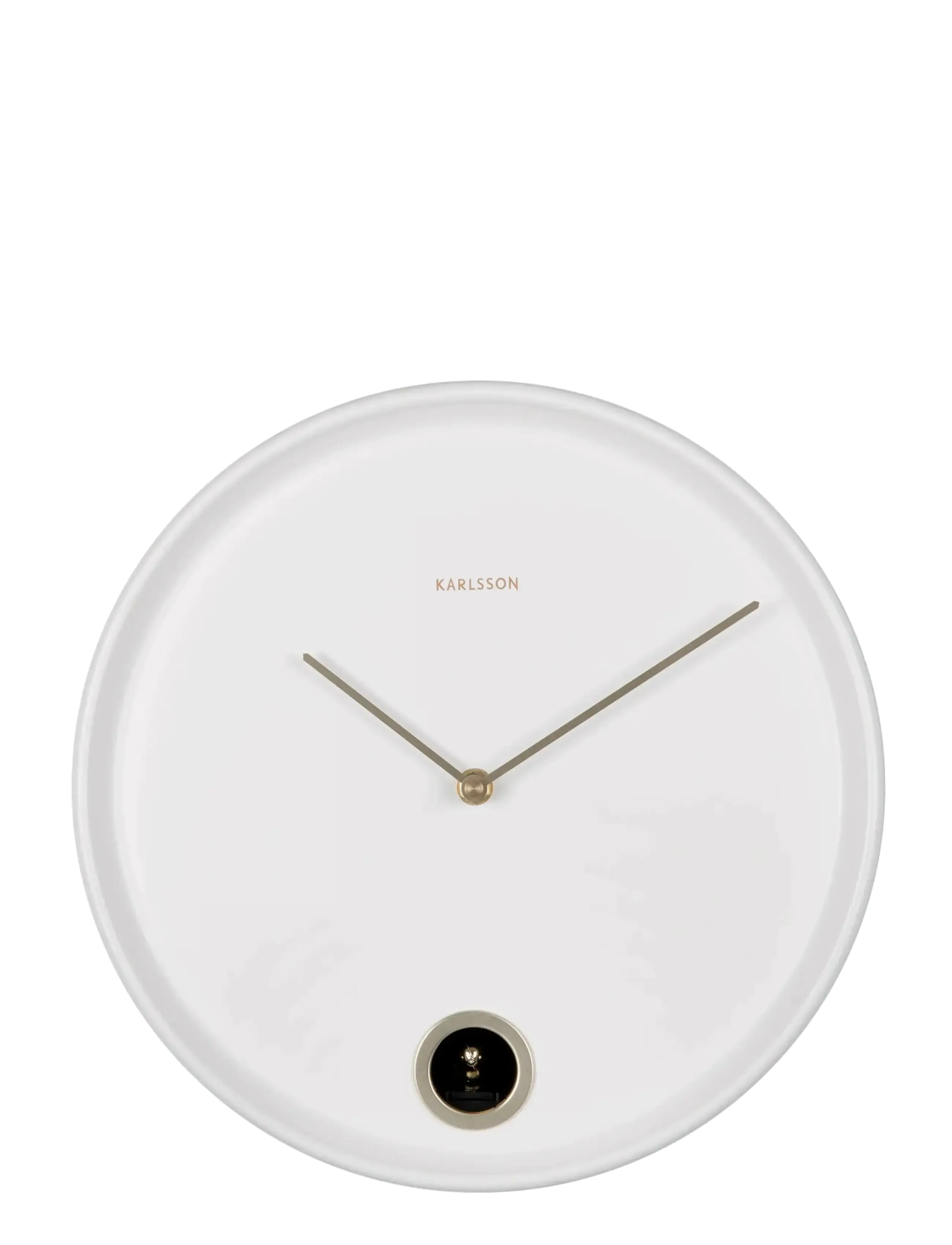 KARLSSON - Wall clock Esencia Cuckoo white - vægure - white - 2