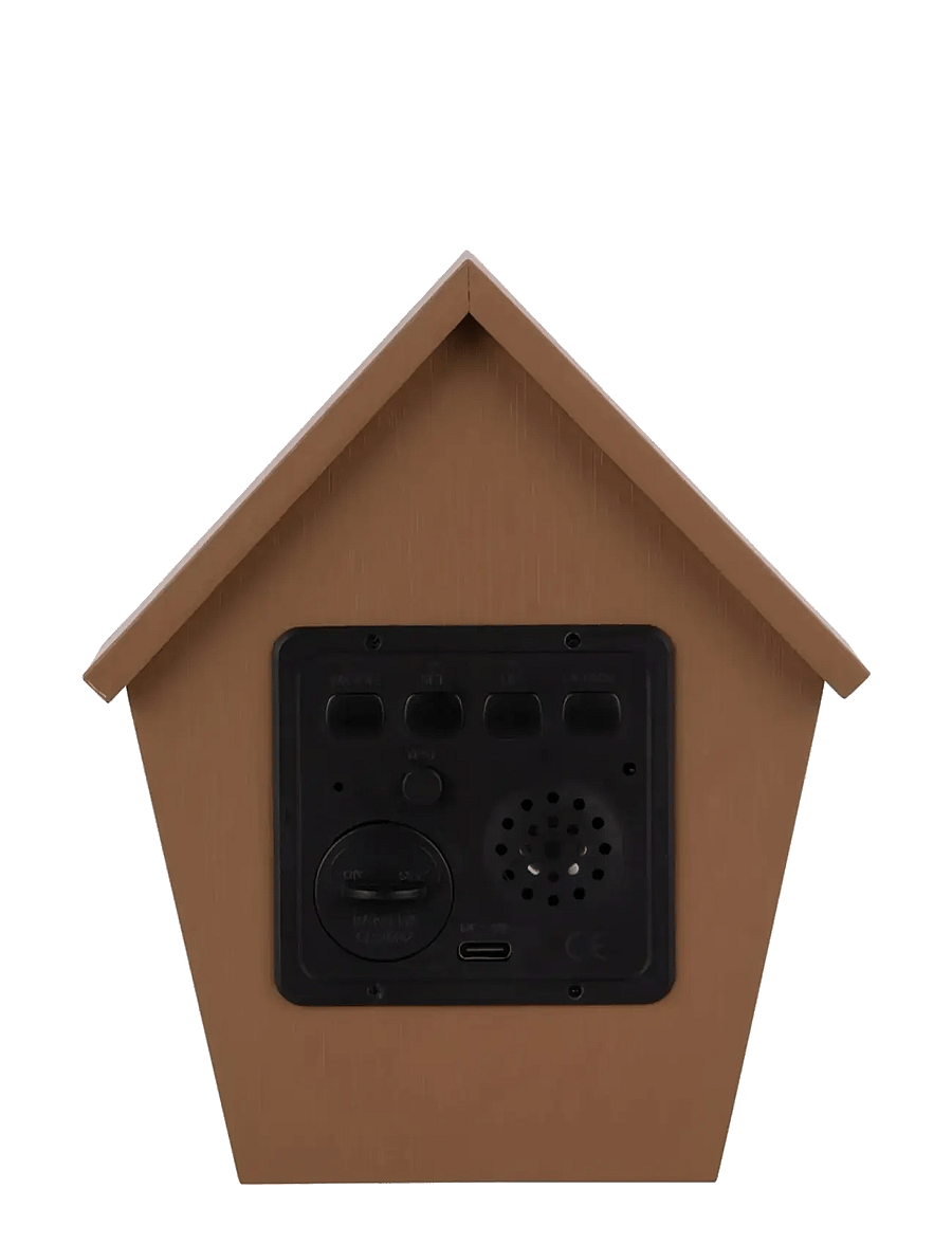 KARLSSON - Alarm clock Riqueza Cuckoo LED mocha brown - Äratuskellad - mocha brown - 3