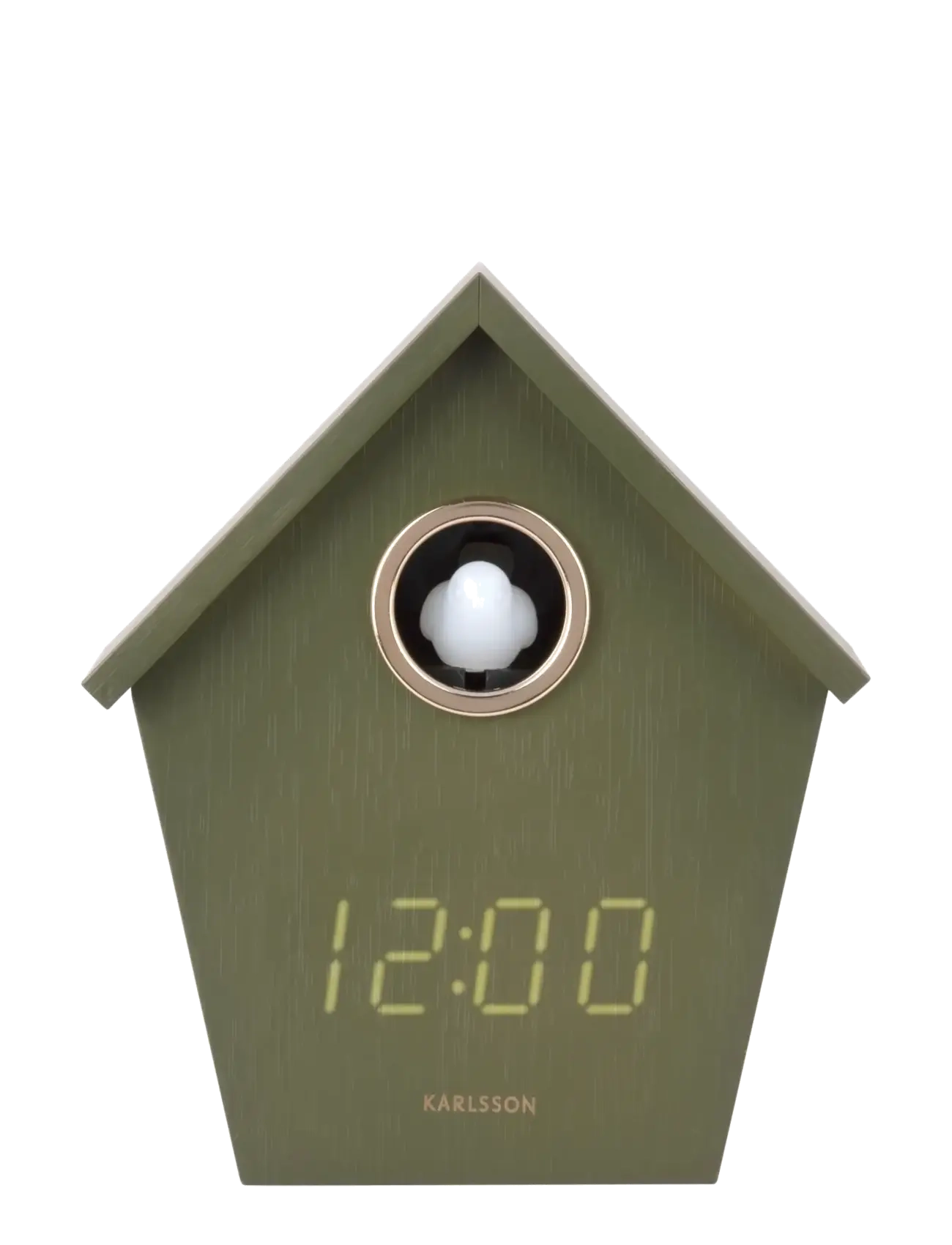 KARLSSON - Alarm clock Riqueza Cuckoo LED luxuxry green - vækkeure - luxury green - 2