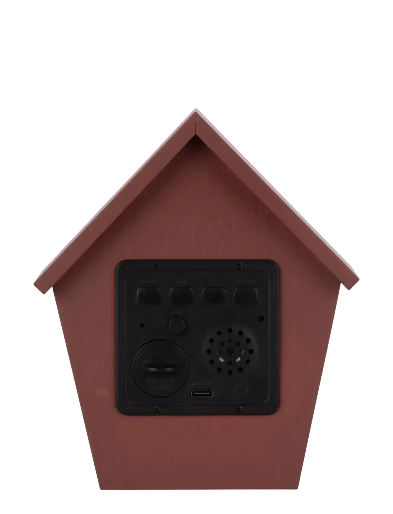 KARLSSON - Alarm clock Riqueza Cuckoo LED burgundy red - wecker - burgundy red - 3