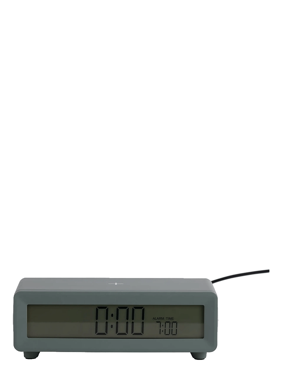 KARLSSON - Alarm clock Berlin LCD w. charger - jungle green - 1