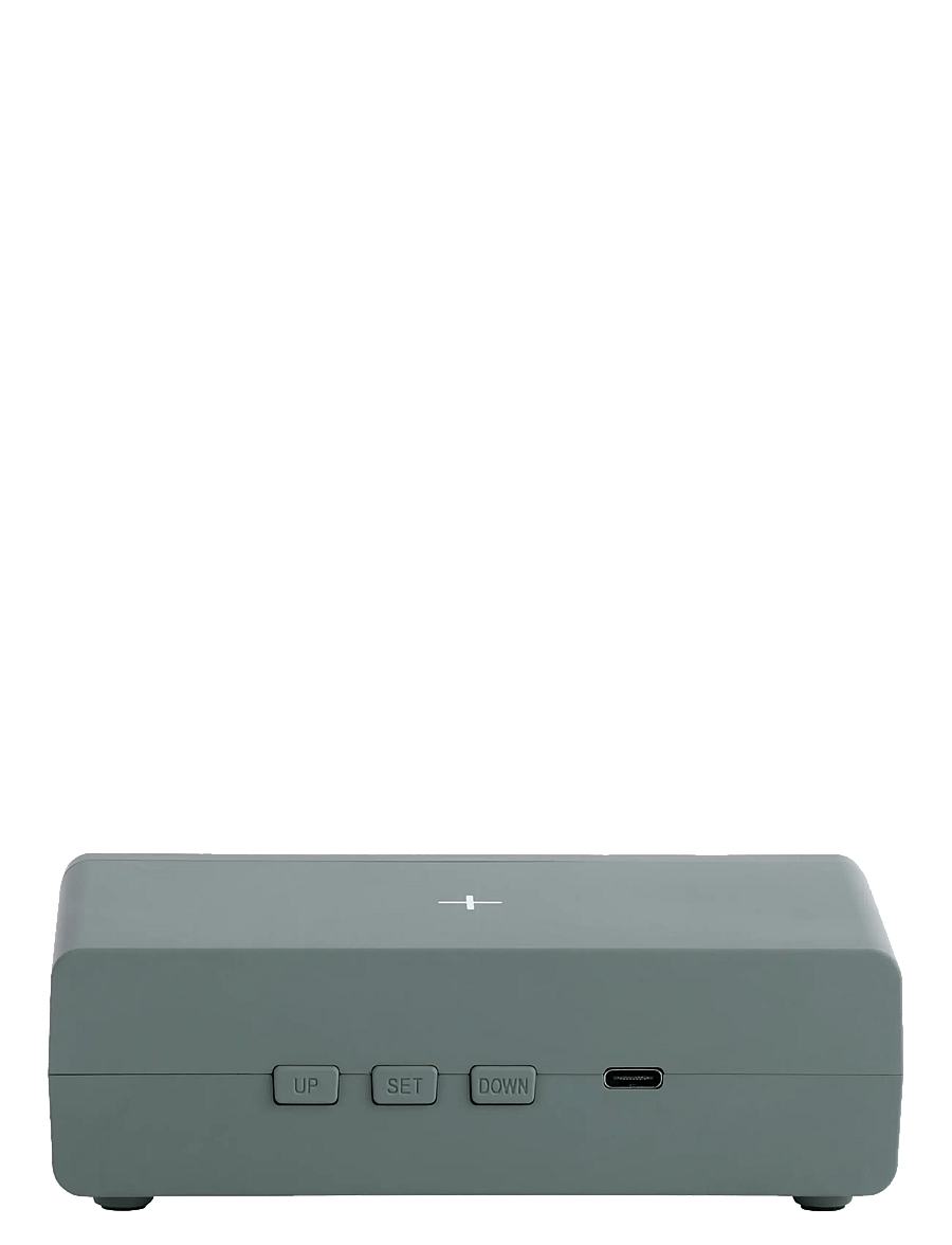 KARLSSON - Alarm clock Berlin LCD w. charger - jungle green - 2