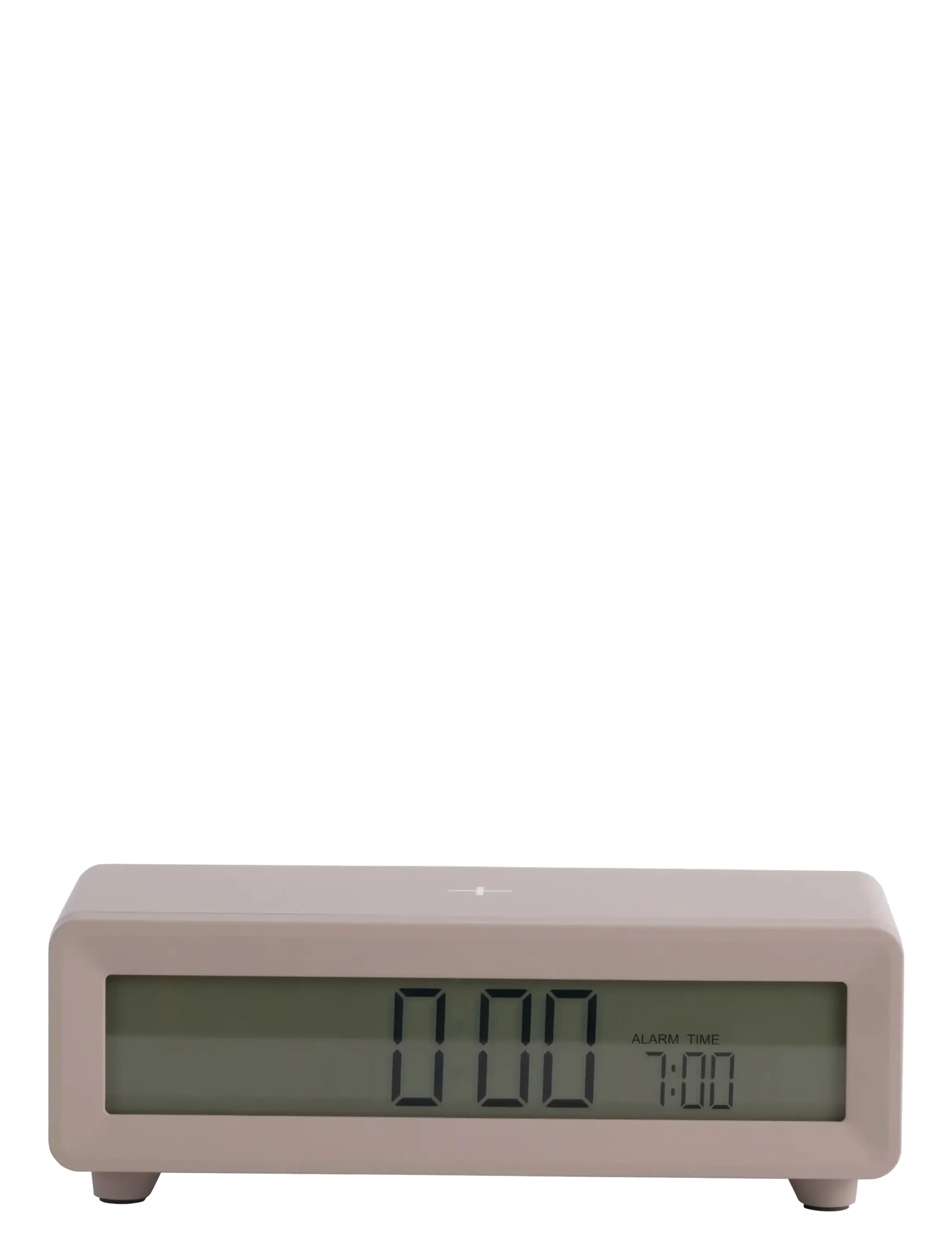 KARLSSON - Alarm clock Berlin LCD w. charger - warm grey - 1