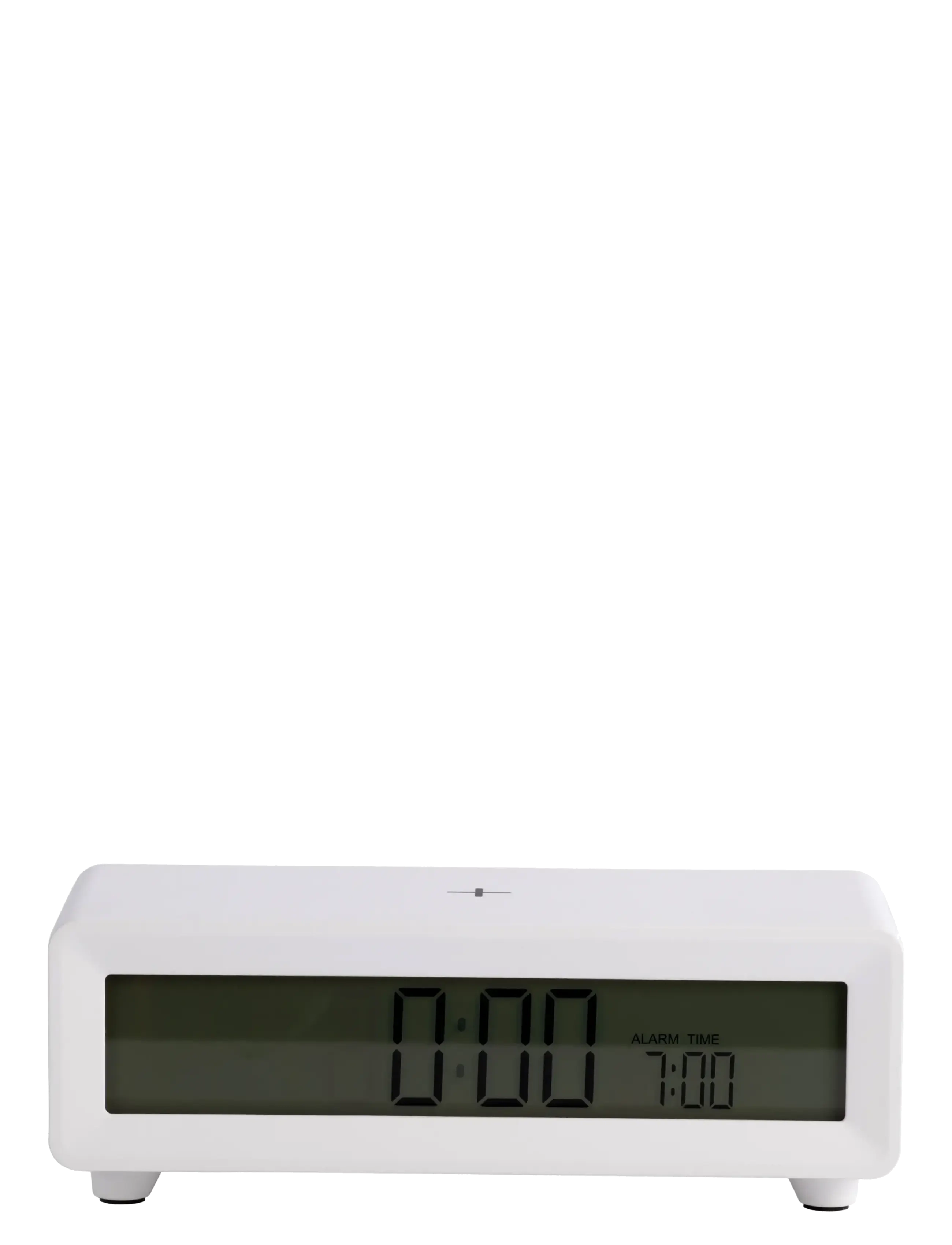 KARLSSON - Alarm clock Berlin LCD w. charger - white - 1