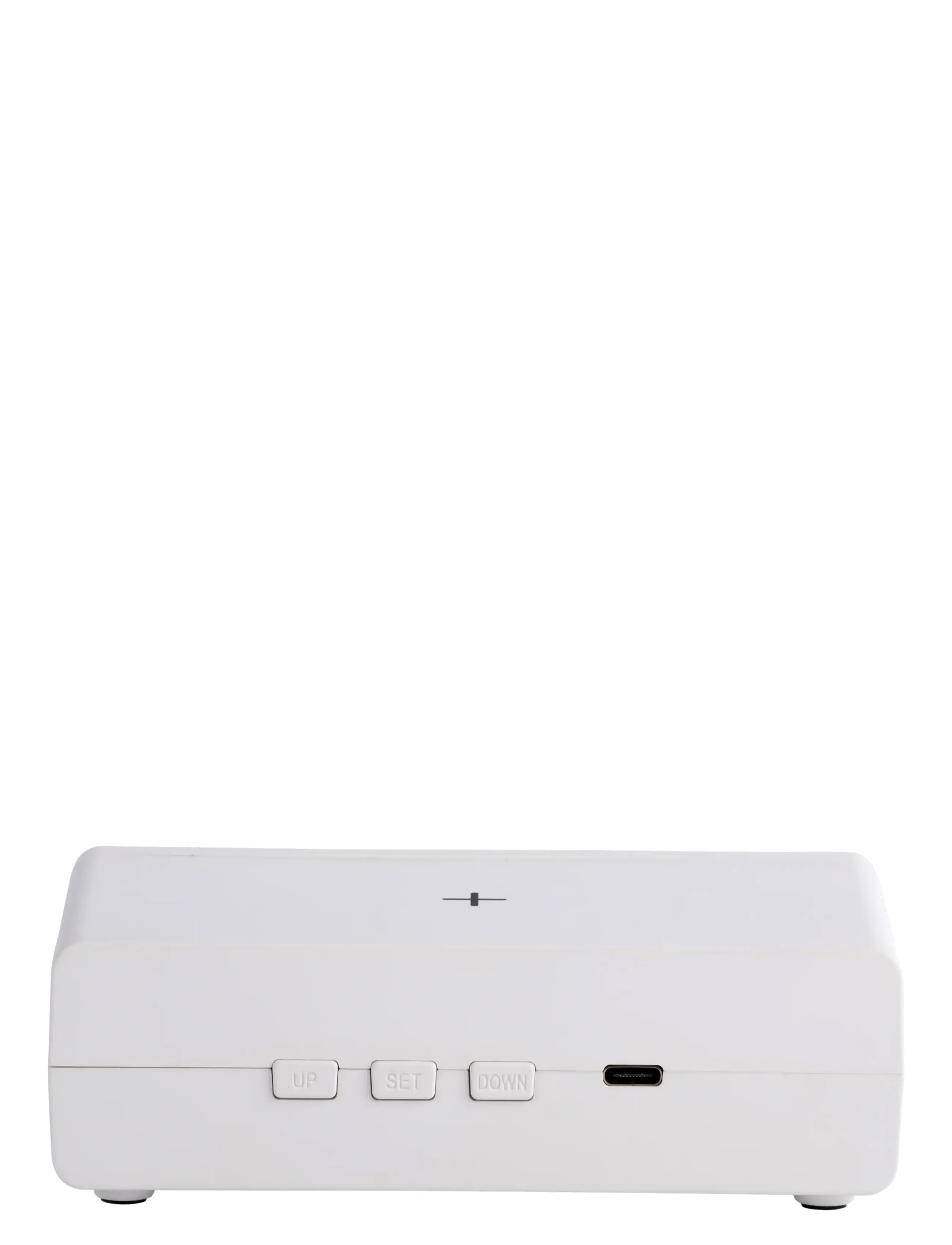 KARLSSON - Alarm clock Berlin LCD w. charger - white - 2
