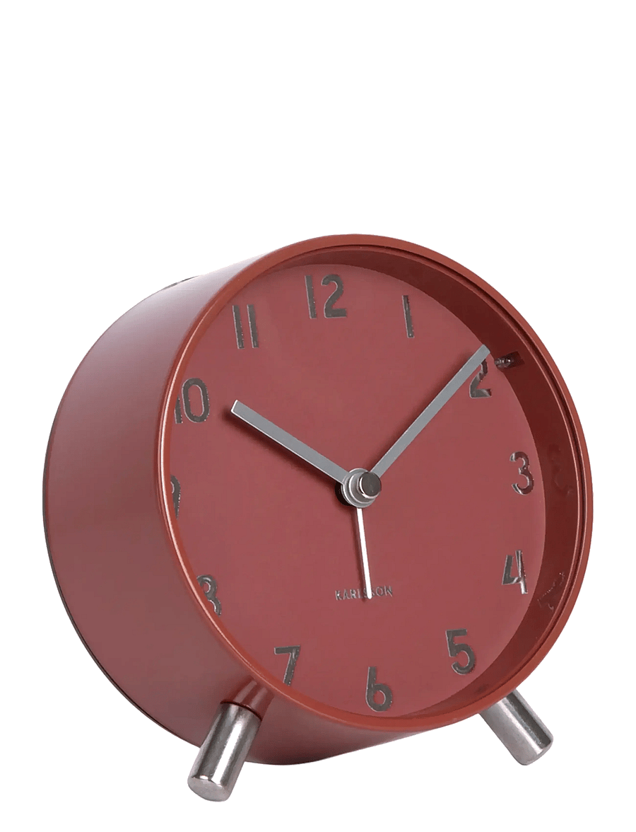KARLSSON - Alarm clock Cadiz Elan - wecker - burgundy red - 0