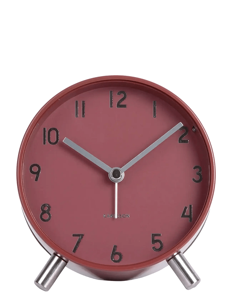 KARLSSON - Alarm clock Cadiz Elan - wecker - burgundy red - 1