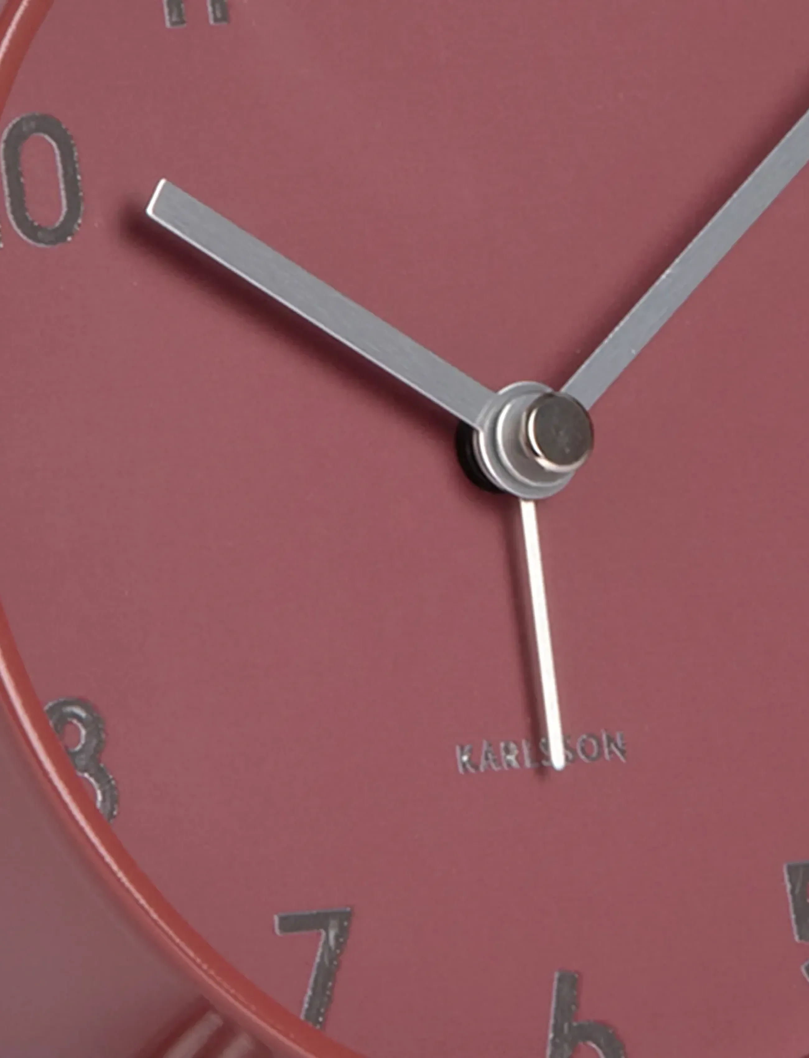 KARLSSON - Alarm clock Cadiz Elan - wecker - burgundy red - 3