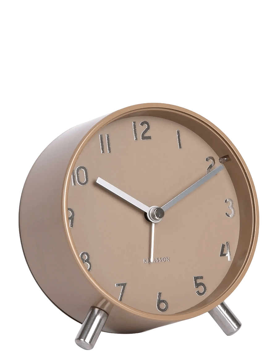 KARLSSON - Alarm clock Cadiz Elan - mocha brown - 0