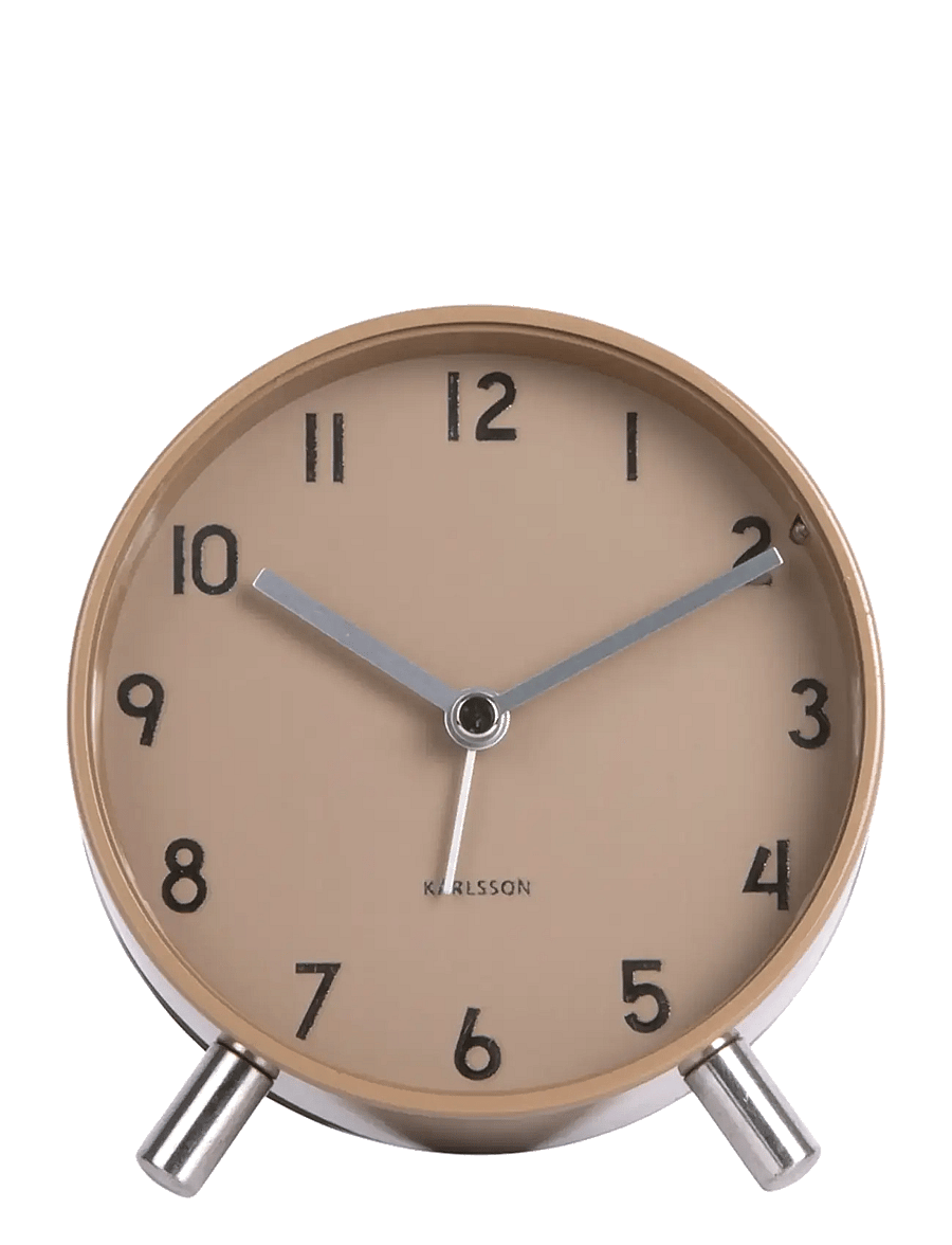 KARLSSON - Alarm clock Cadiz Elan - mocha brown - 1
