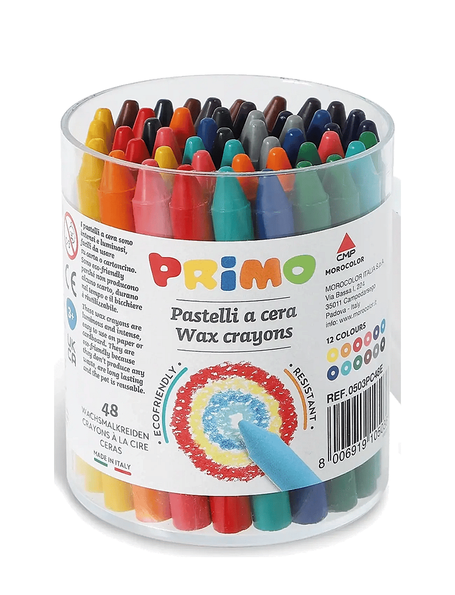 Primo - Crayons 48 pcs - Bucket with 12 Colours - bleistifte - multi - 1