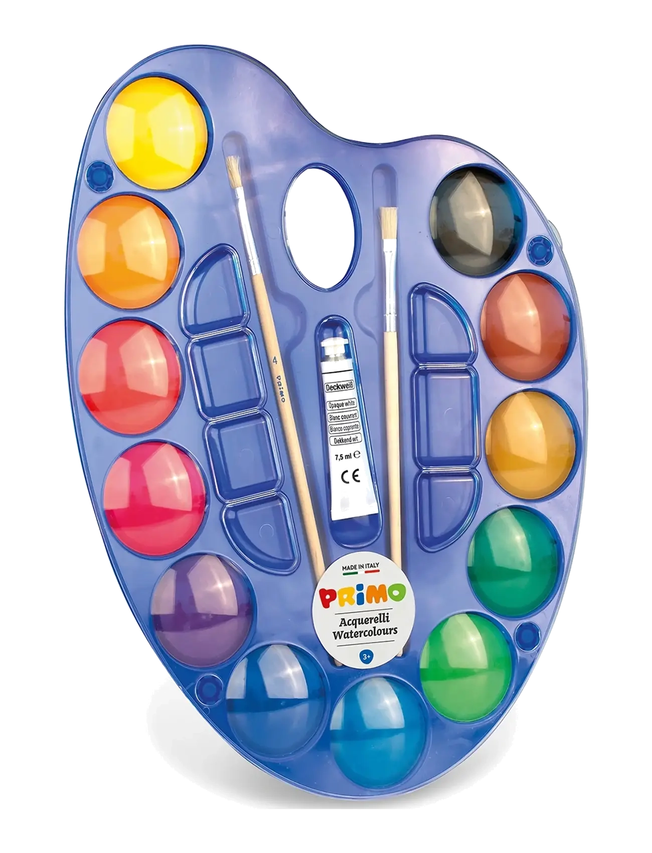 Primo Watercolour Palette 12 Pcs L Artist, One Size, Drawing, Blau - Paints, Kinder