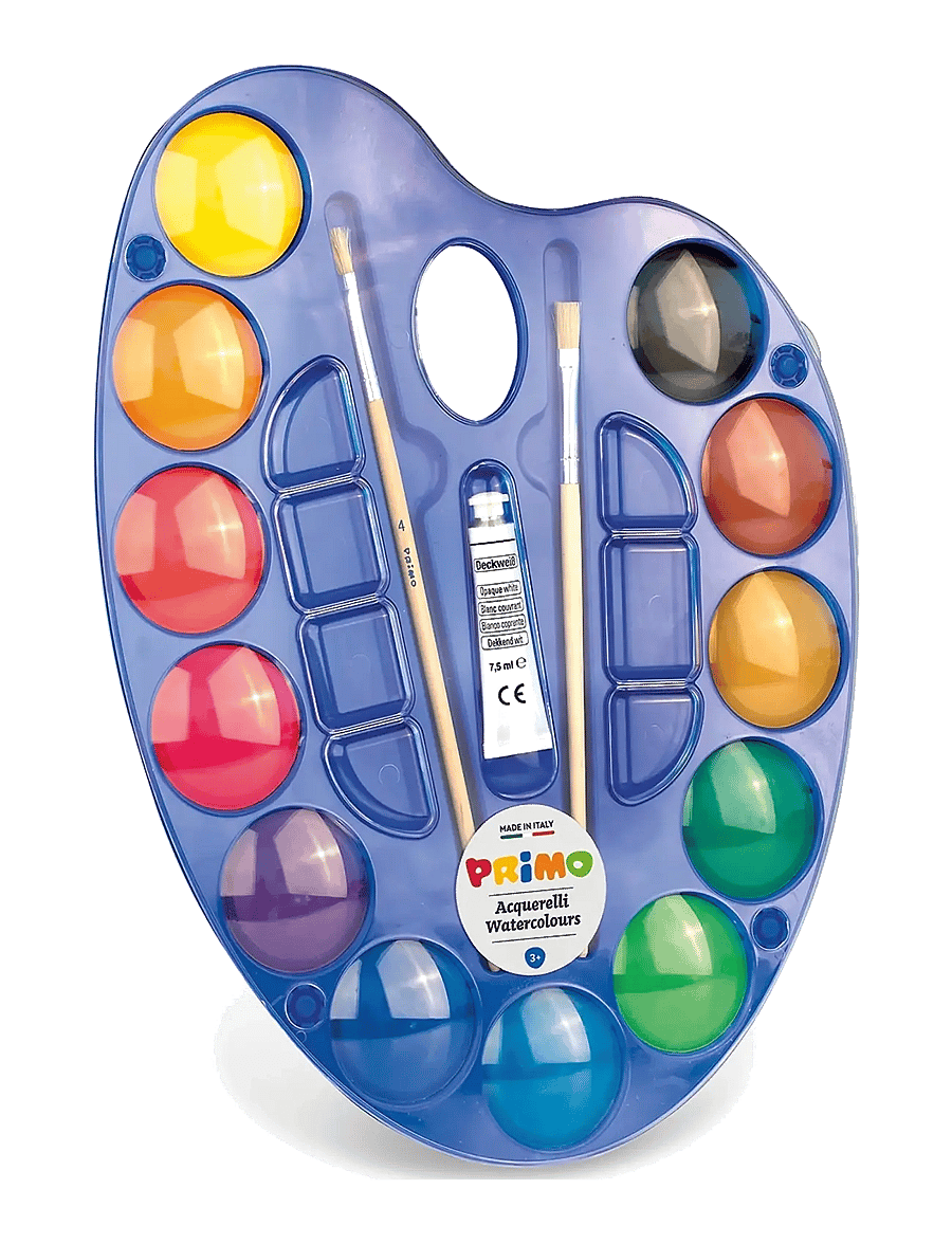 Primo - Watercolour Palette 12 pcs - L Artist - värvid - multi - 0