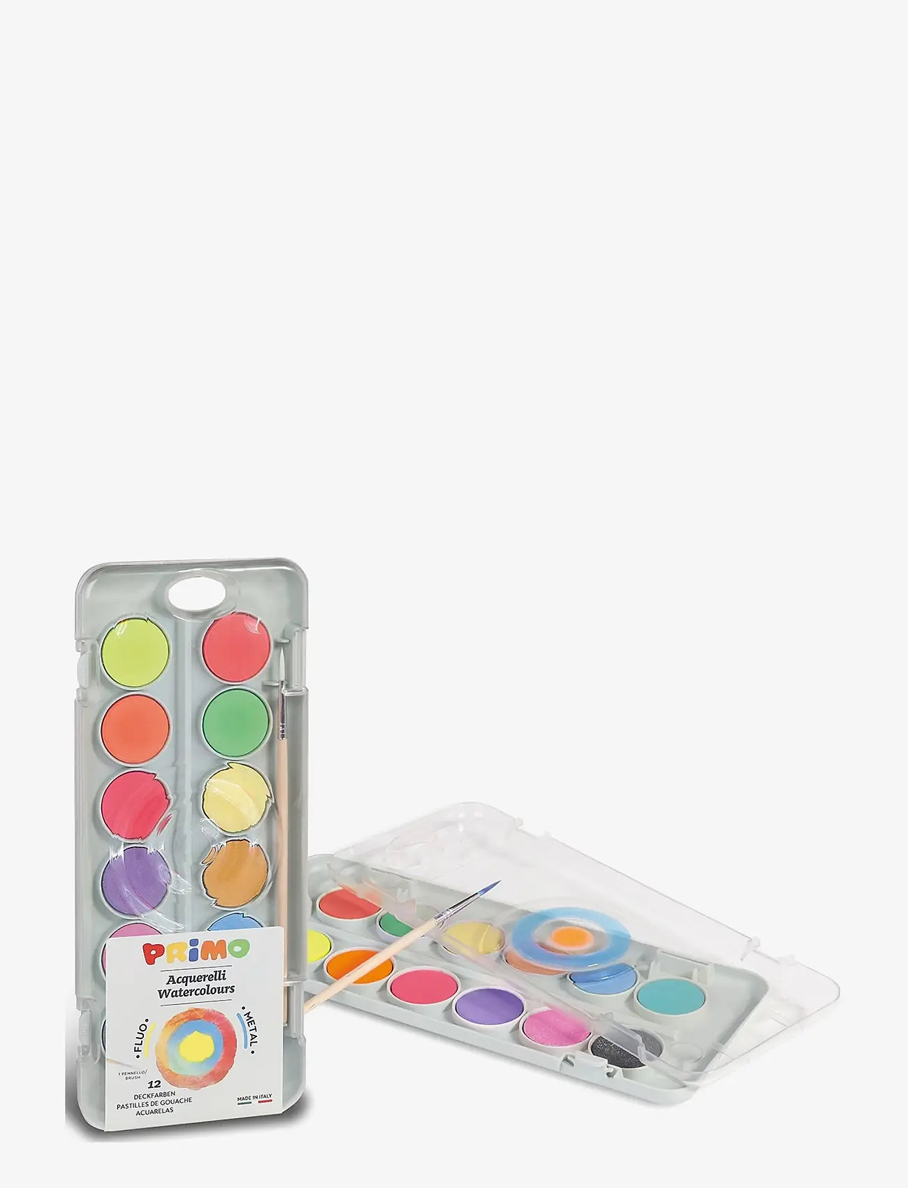Primo - Watercolour Palette - 12 pcs M Metallic Neon - paints - multi - 1
