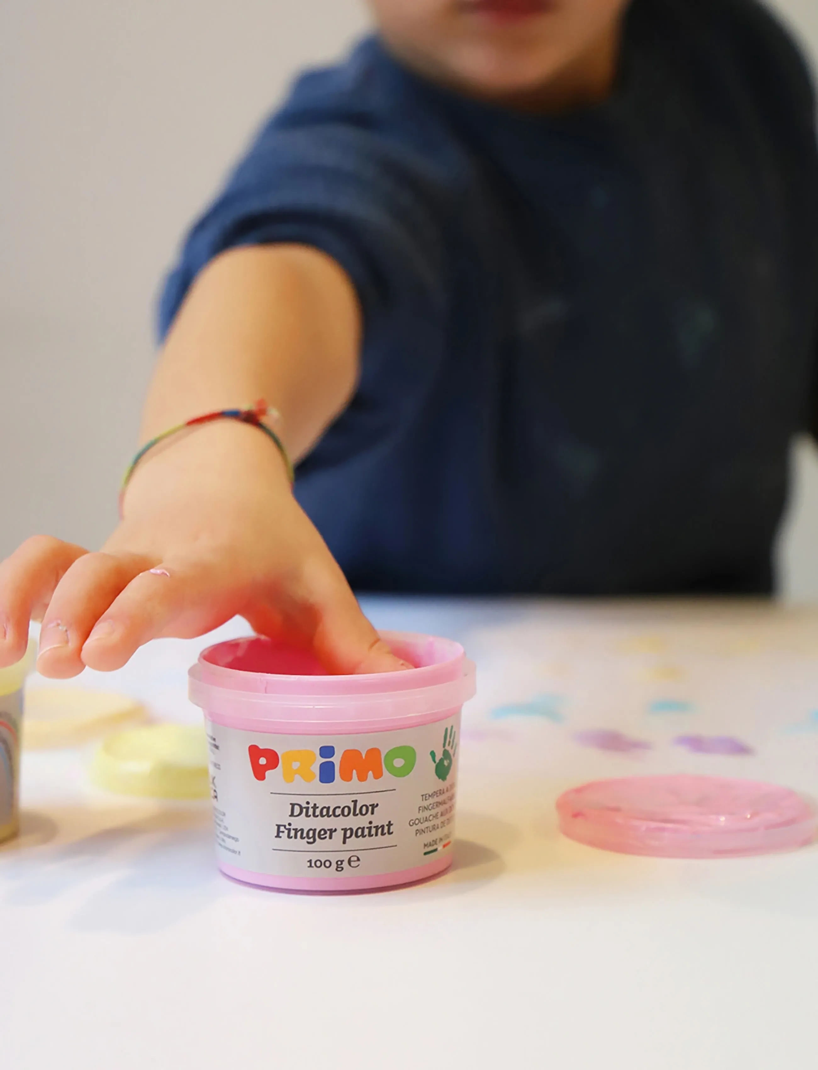 Primo - Fingerpaint 6 Pots - Pastel - farben - multi - 4