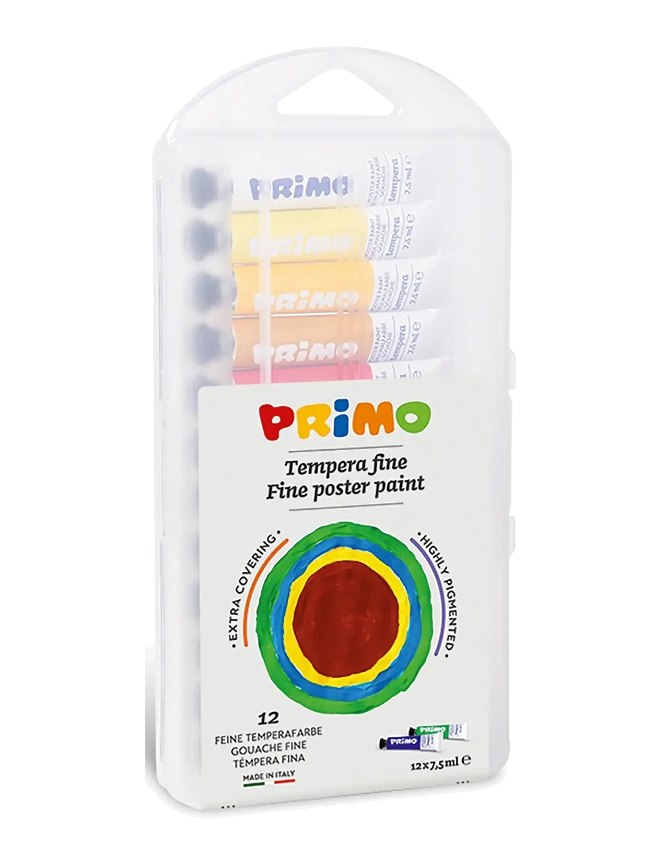 Primo Poster Paint 12 Tubes Small, Paints, Multi/mønstret, Str: ONE SIZE