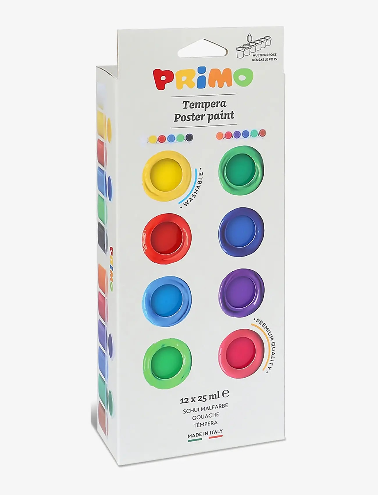 Primo - Poster Paint 12 Pots - farben - multi - 1