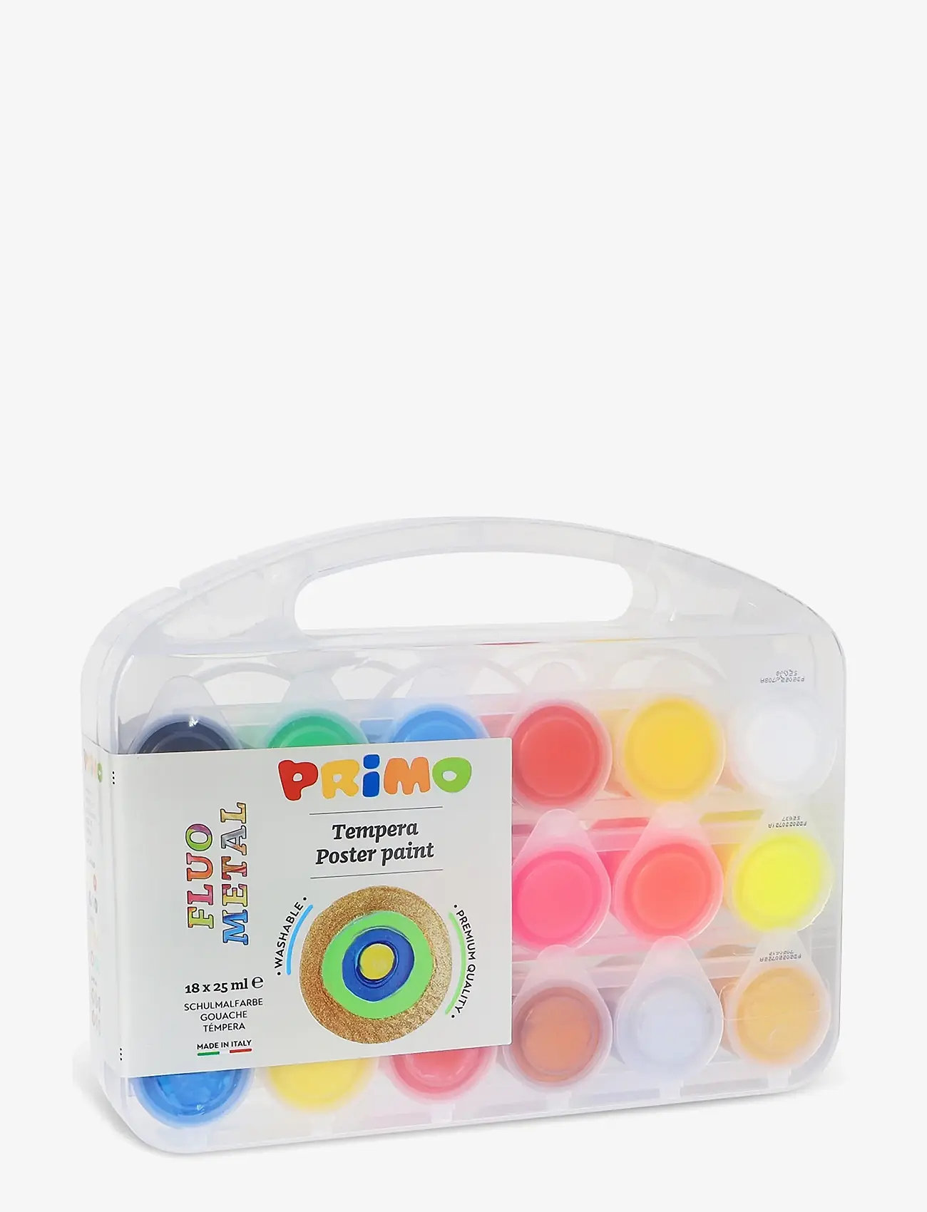 Primo - Poster Paint 18 Pots - Metallic Neon - paints - multi - 1