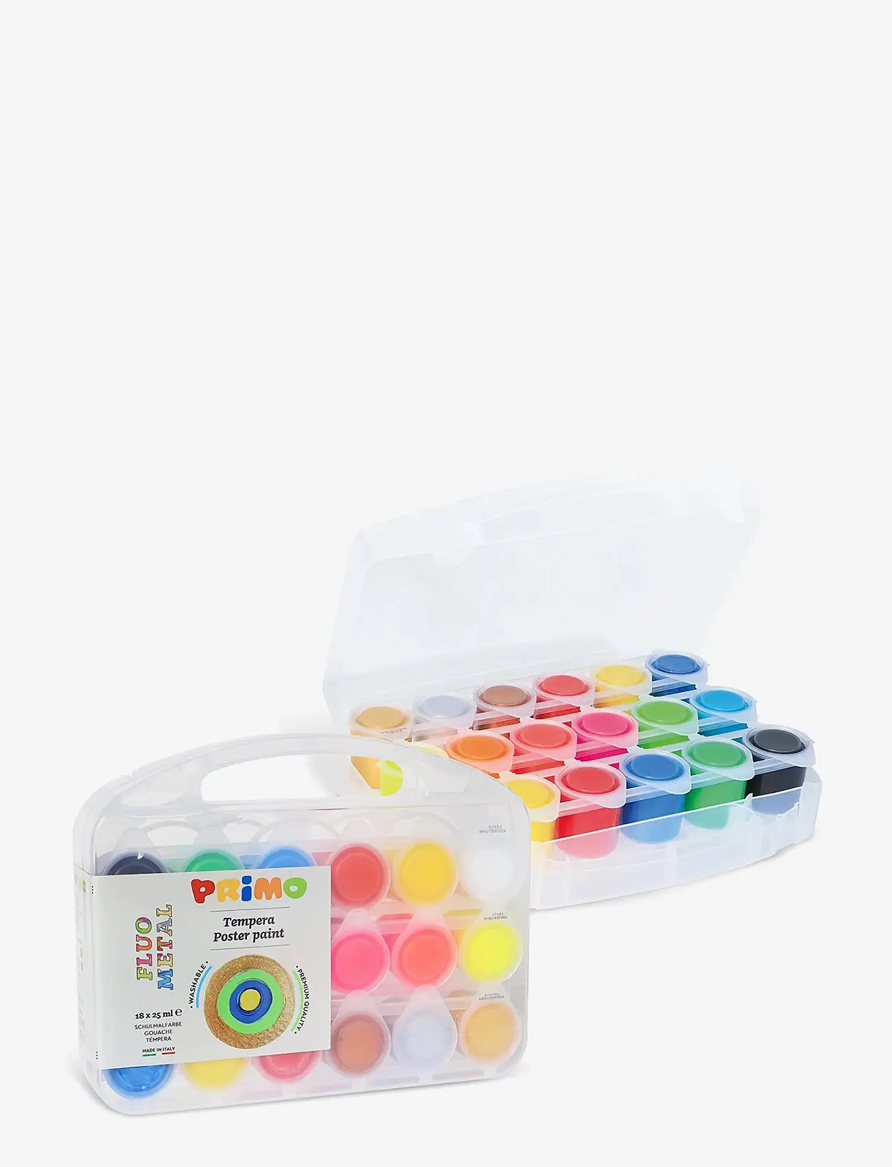 Primo - Poster Paint 18 Pots - Metallic Neon - paints - multi - 2