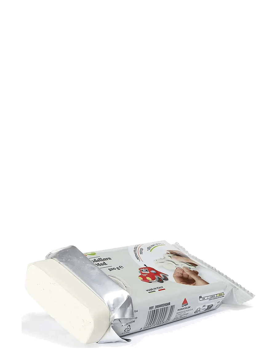 Primo - Air Dry Clay 500g - White - pysselset - multi - 1