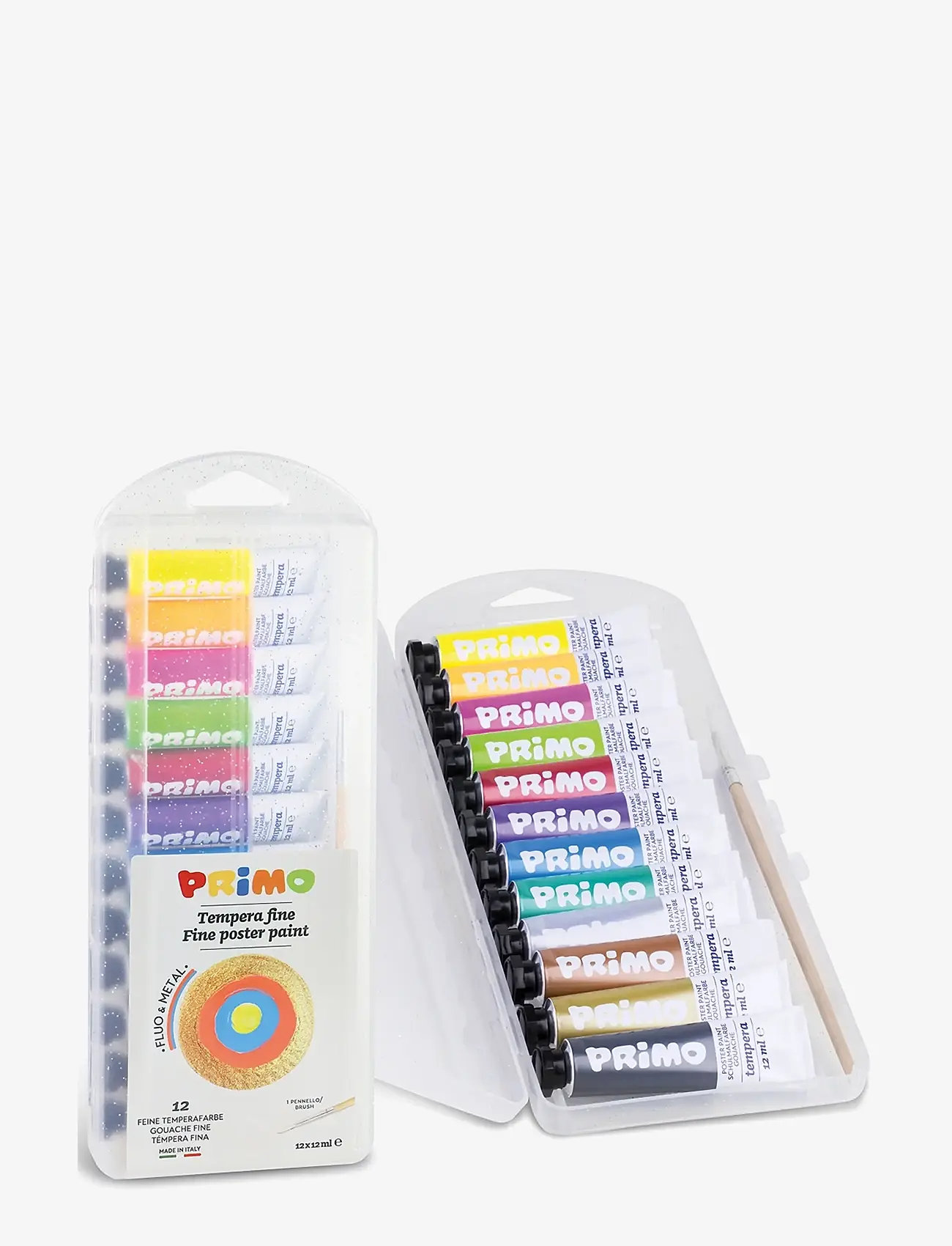 Primo - Poster Paint 12 Tubes - Metallic Neon - värvid - multi - 1
