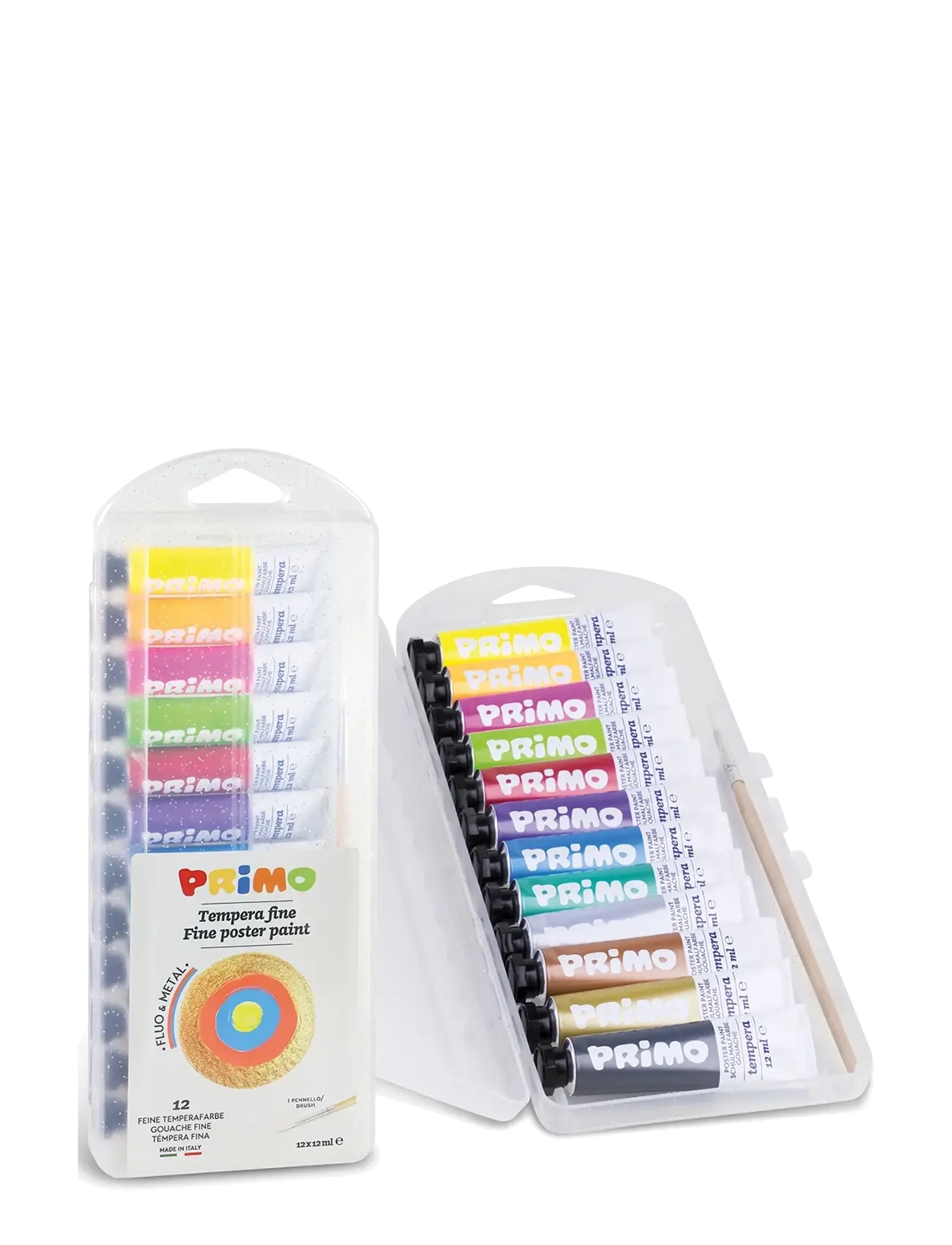 Primo - Poster Paint 12 Tubes - Metallic Neon - farben - multi - 1