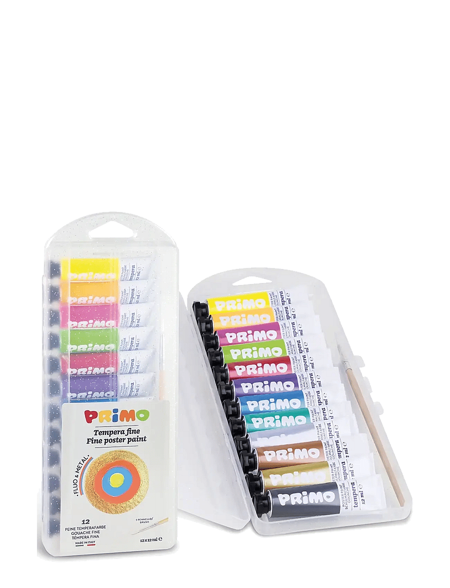Primo - Poster Paint 12 Tubes - Metallic Neon - farben - multi - 1