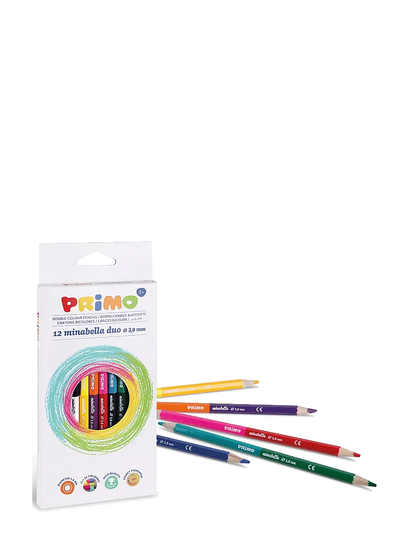 Primo - Colour Pencils 12 pcs - Minabella - Double Sided - pliiatsid - multi - 1