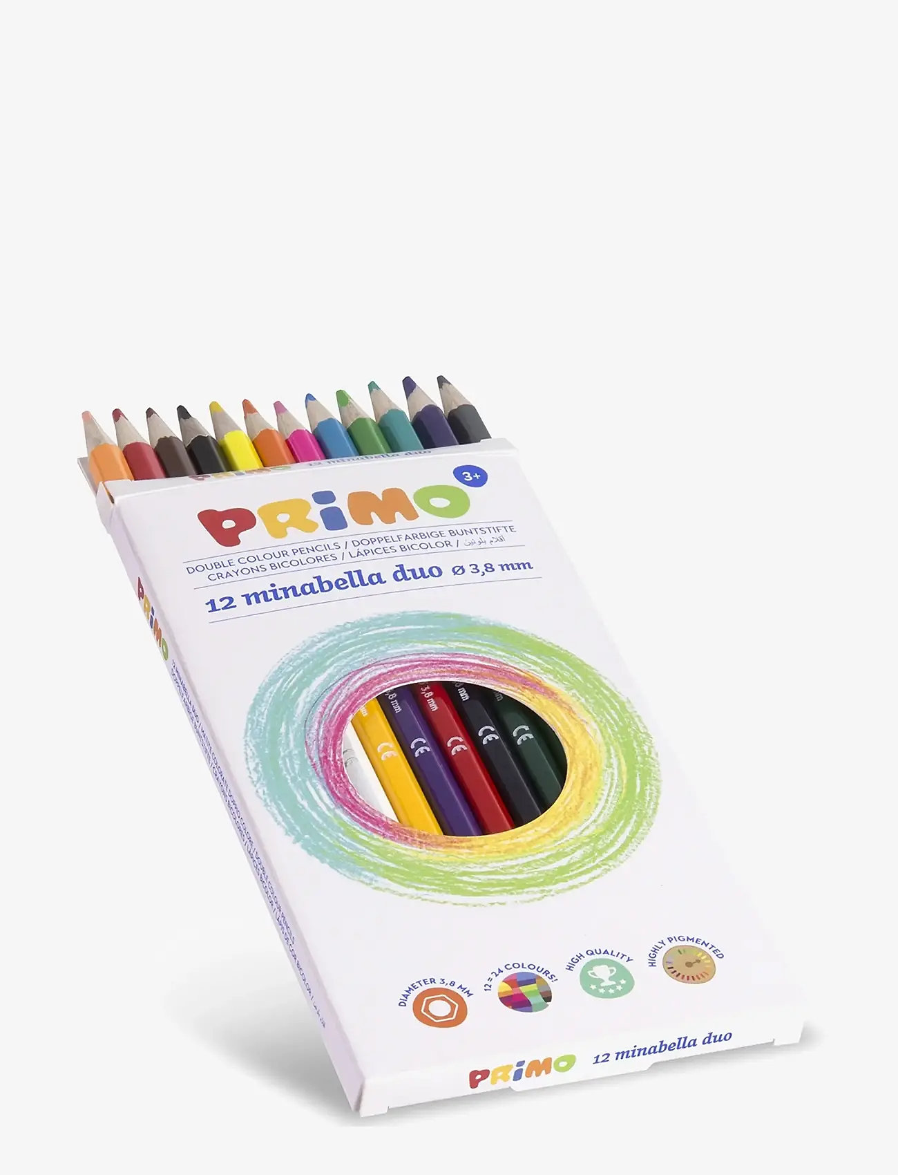 Primo - Colour Pencils 12 pcs - Minabella - Double Sided - pliiatsid - multi - 2