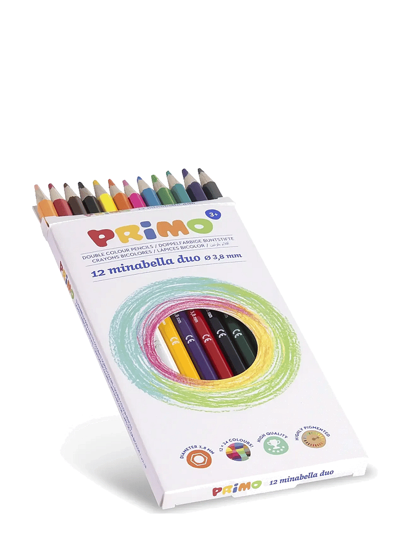 Primo - Colour Pencils 12 pcs - Minabella - Double Sided - pliiatsid - multi - 2