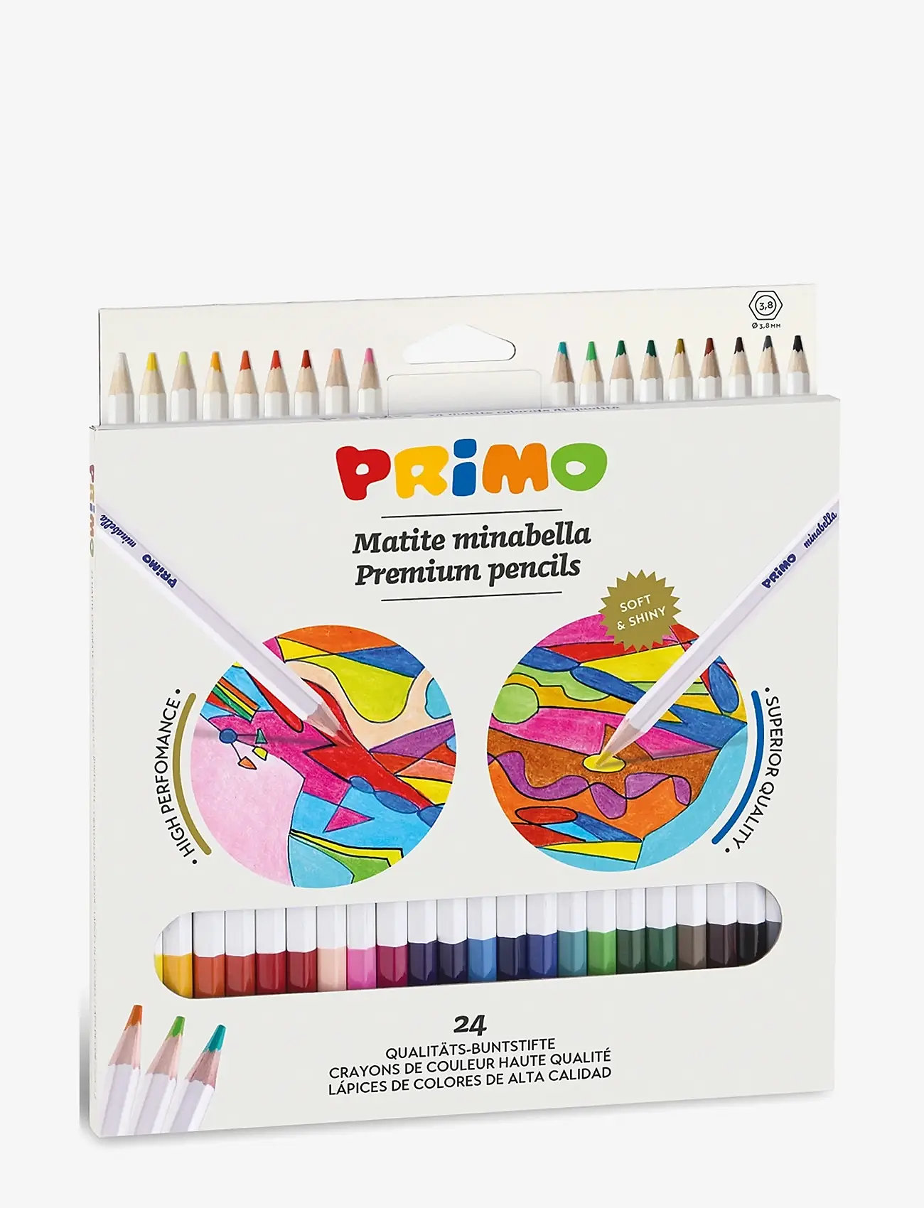 Primo - Colour Pencils 24 pcs - Minabella - pliiatsid - multi - 0