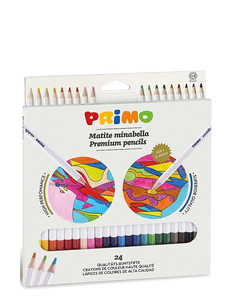 Primo - Colour Pencils 24 pcs - Minabella - pliiatsid - multi - 0