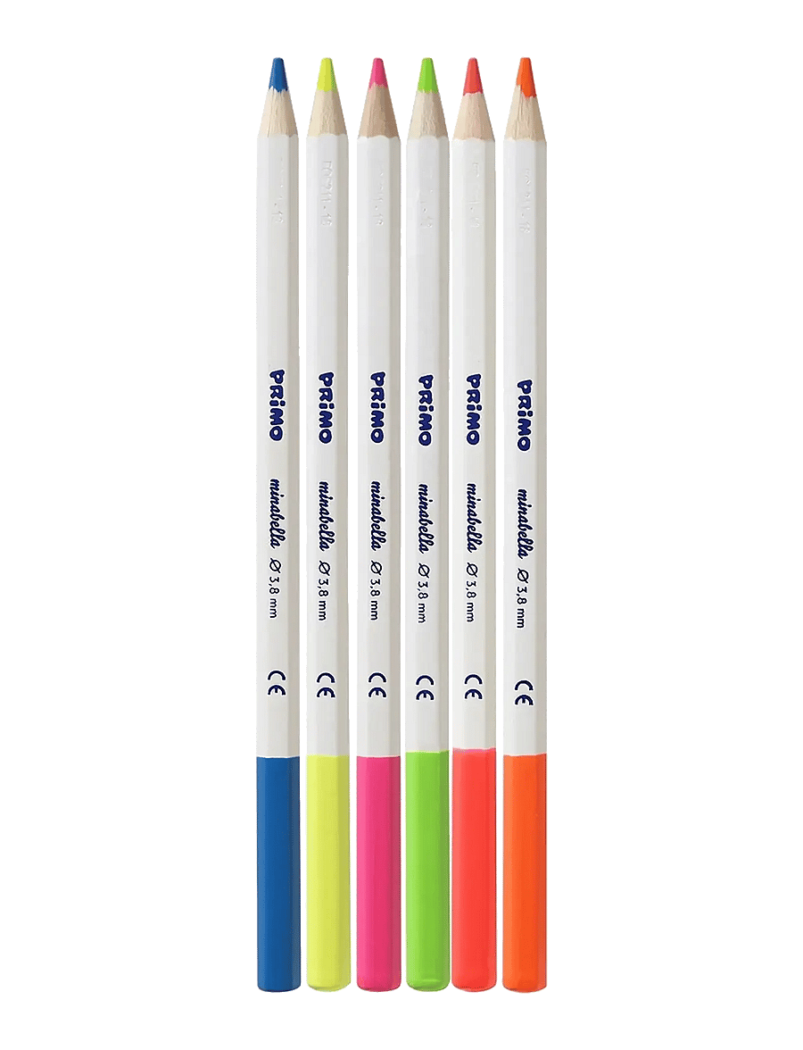 Primo - Colour Pencils 6 pcs - Minabella - Neon - bleistifte - multi - 1