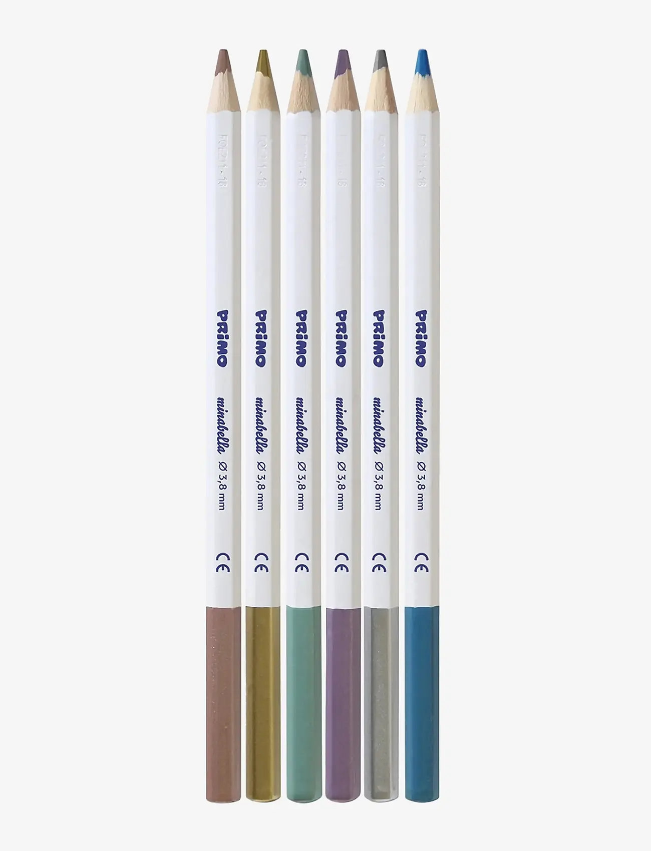 Primo - Colour Pencils 6 pcs - Minabella - Metallic - blyanter - multi - 1
