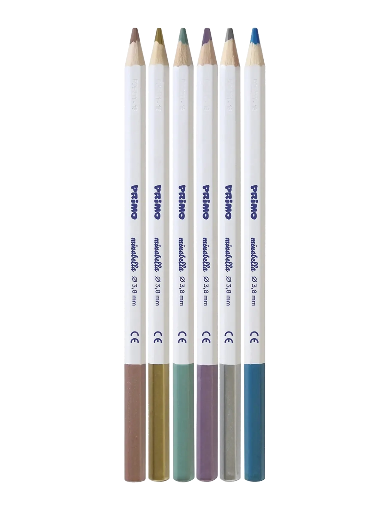 Primo - Colour Pencils 6 pcs - Minabella - Metallic - pencils - multi - 1