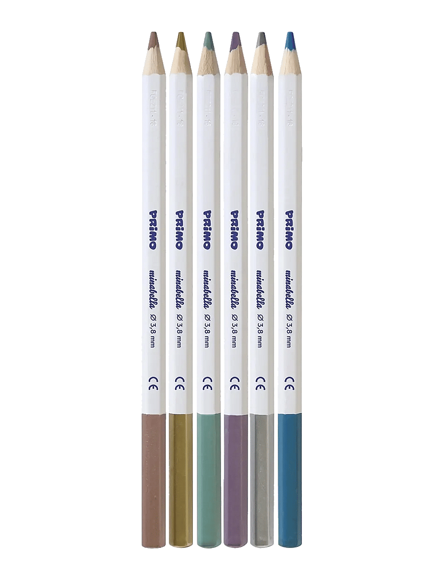 Primo - Colour Pencils 6 pcs - Minabella - Metallic - bleistifte - multi - 1