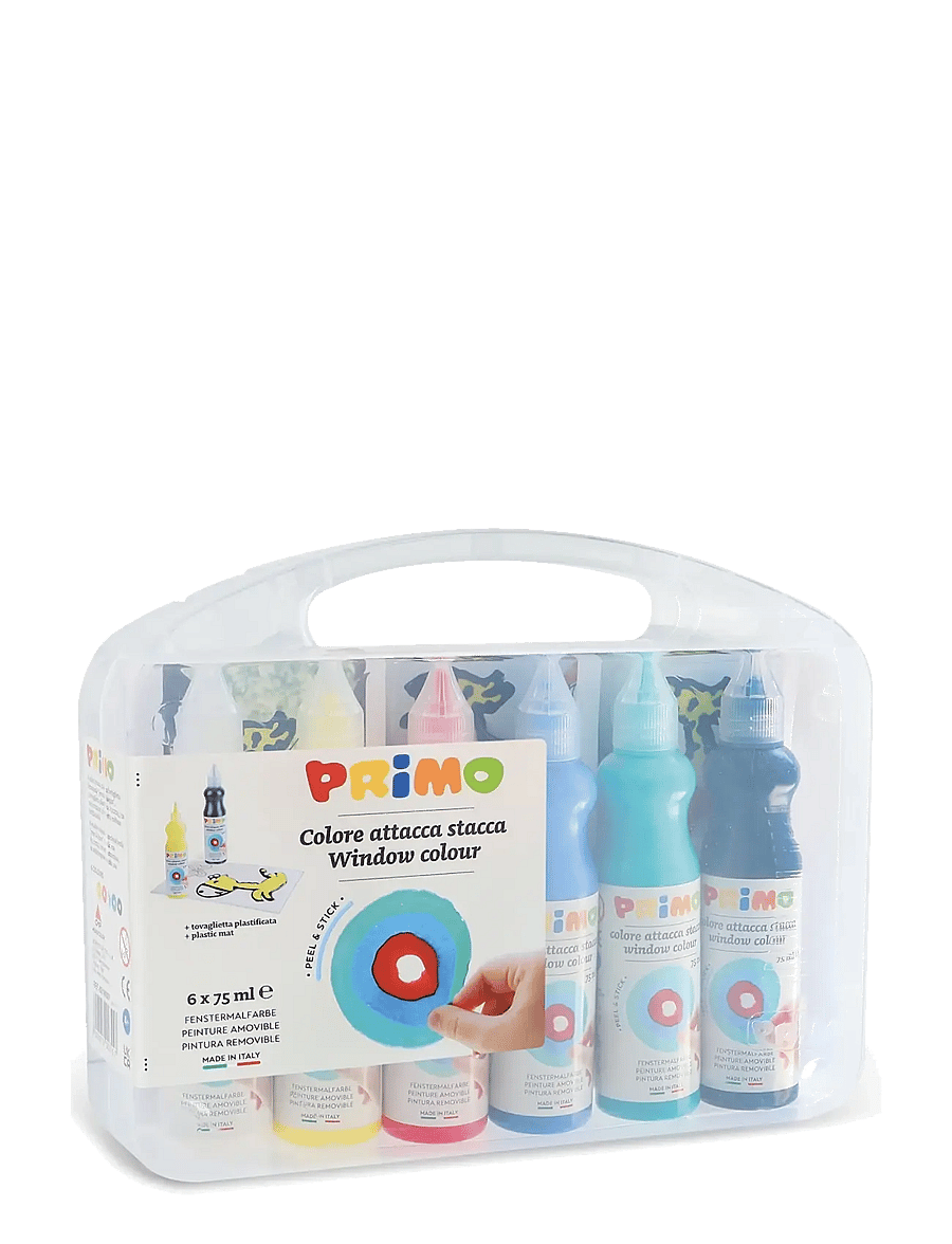 Primo - Window Paint - 6 Bottles 75 ml - farben - multi - 0