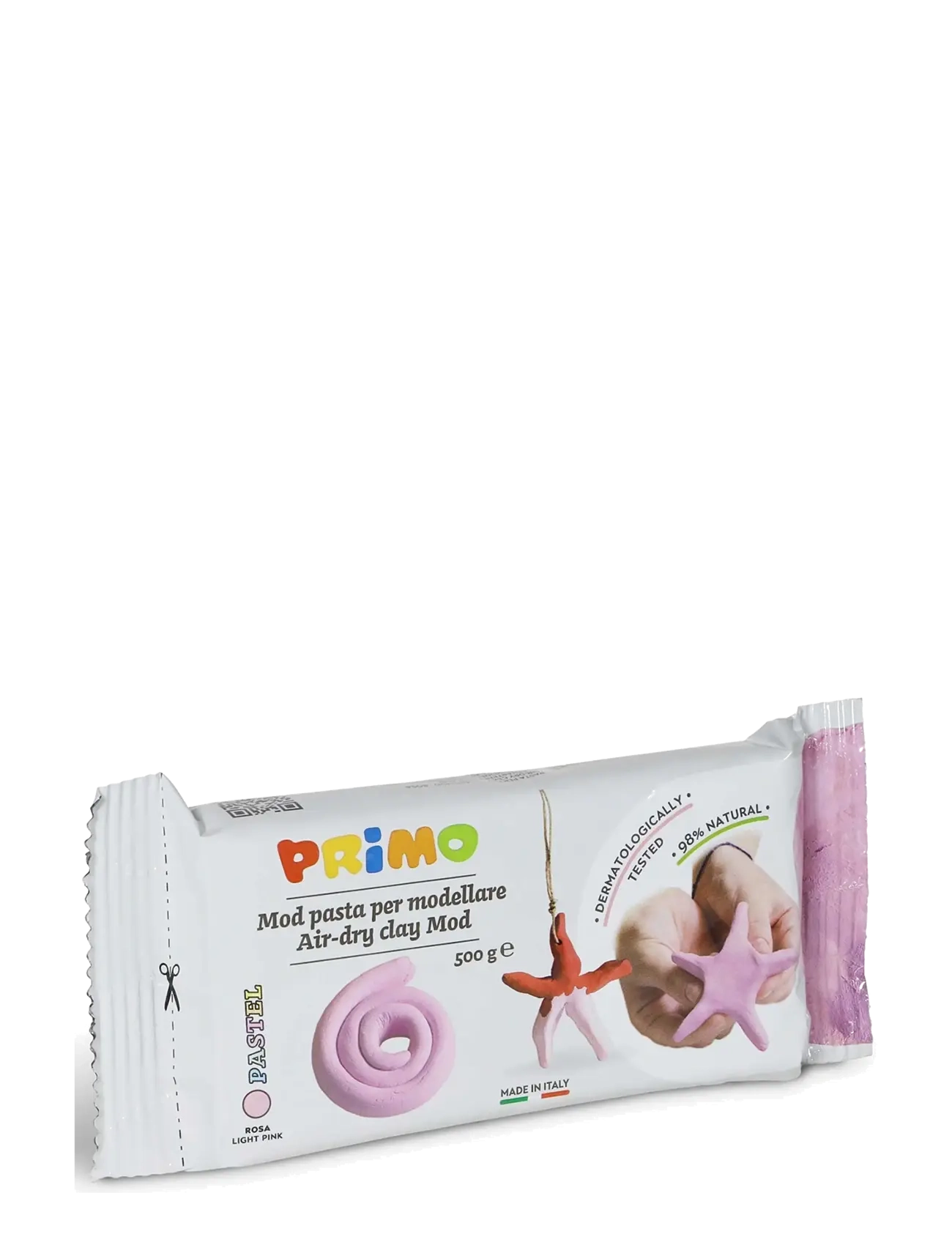 Primo Air Dry Clay 500G - Light Pink, One Size, Pink, Håndværk > Håndværkssæt, Børn