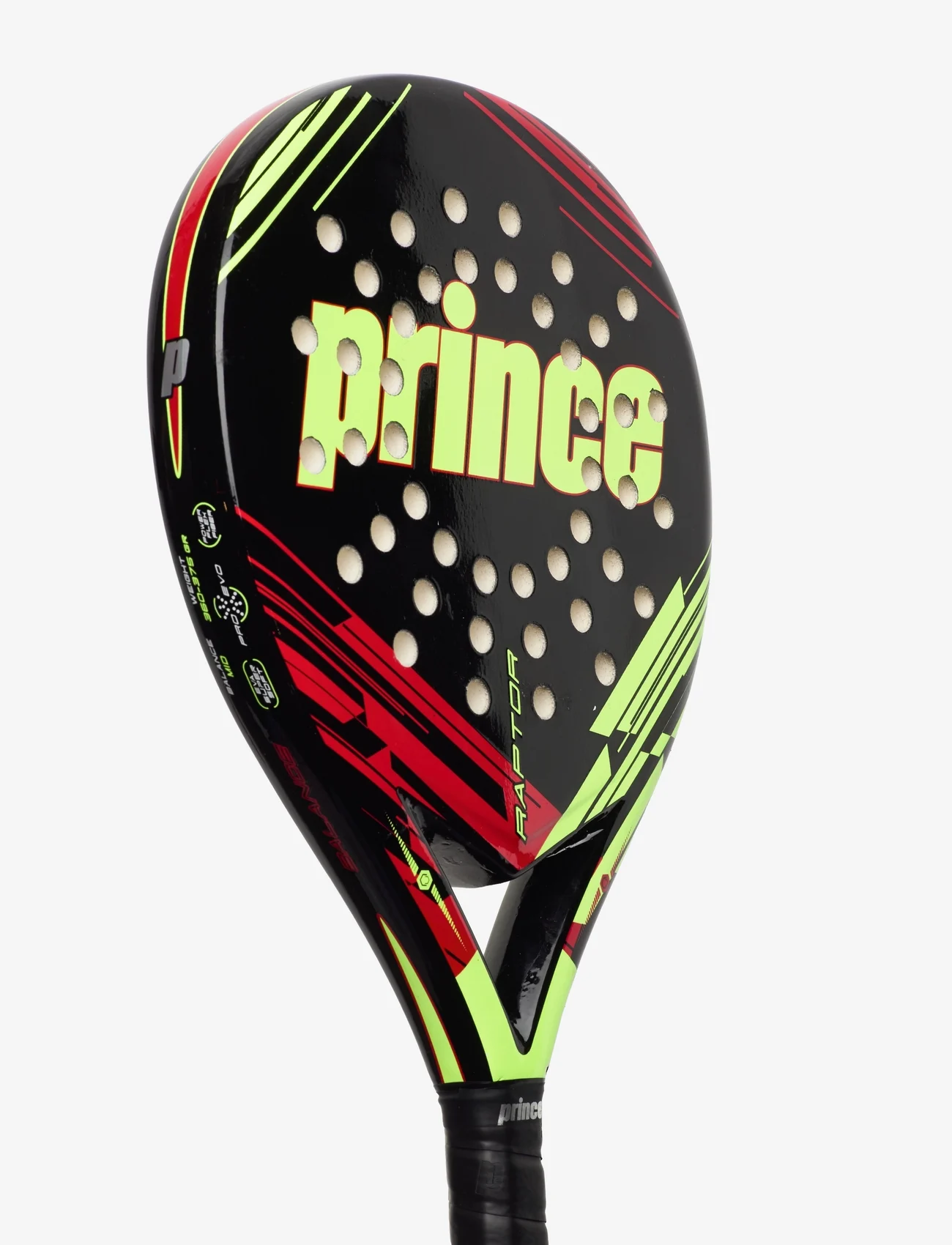 Prince - PRINCE Raptor - padel tenisa raketes - black/yellow/red - 1