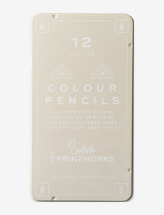 12 Colour pencils - Classic, PRINTWORKS