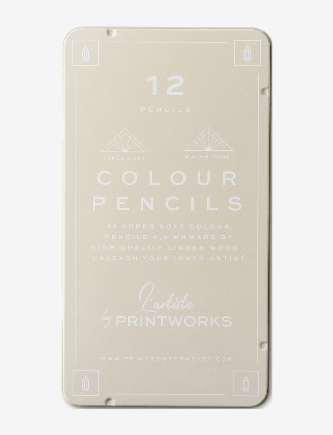 PRINTWORKS - 12 Colour Pencils - Classic - nach preis einkaufen - regular - 0