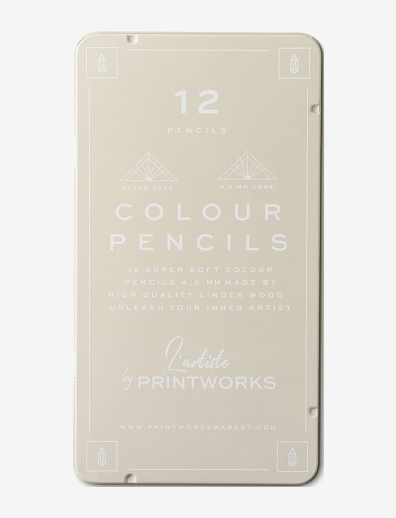 PRINTWORKS - 12 Colour Pencils - Classic - osta hinna alusel - regular - 0
