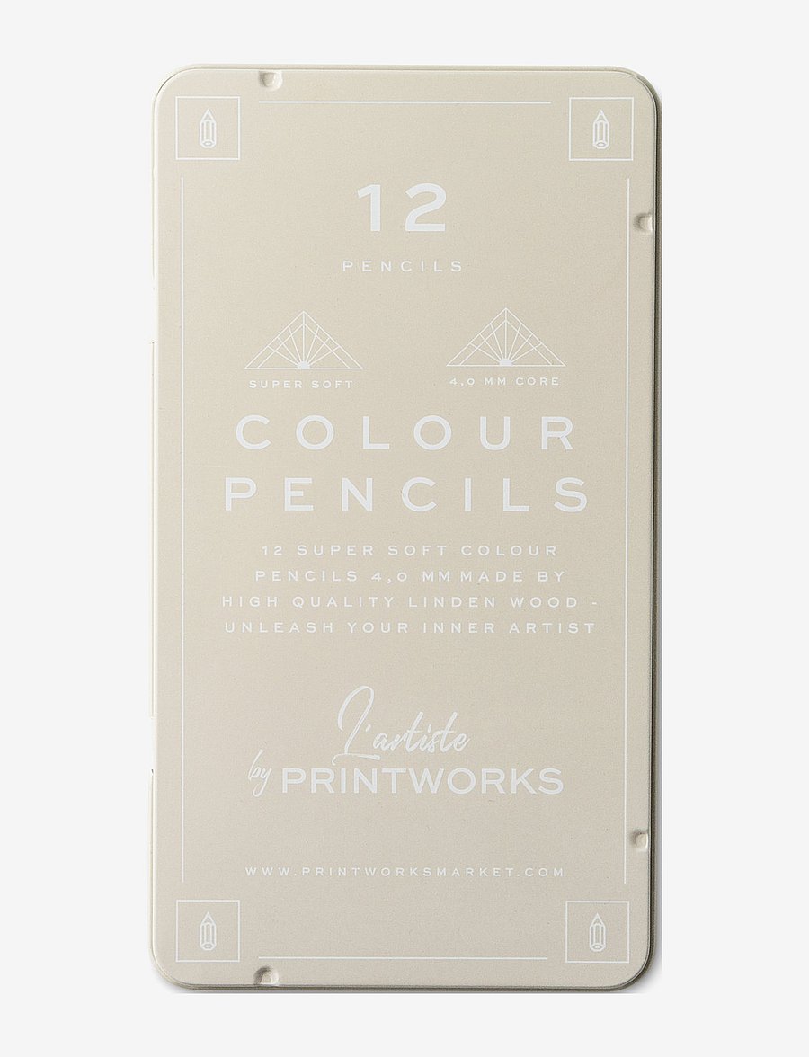 PRINTWORKS - 12 Colour Pencils - Classic - osta hinna alusel - regular - 0