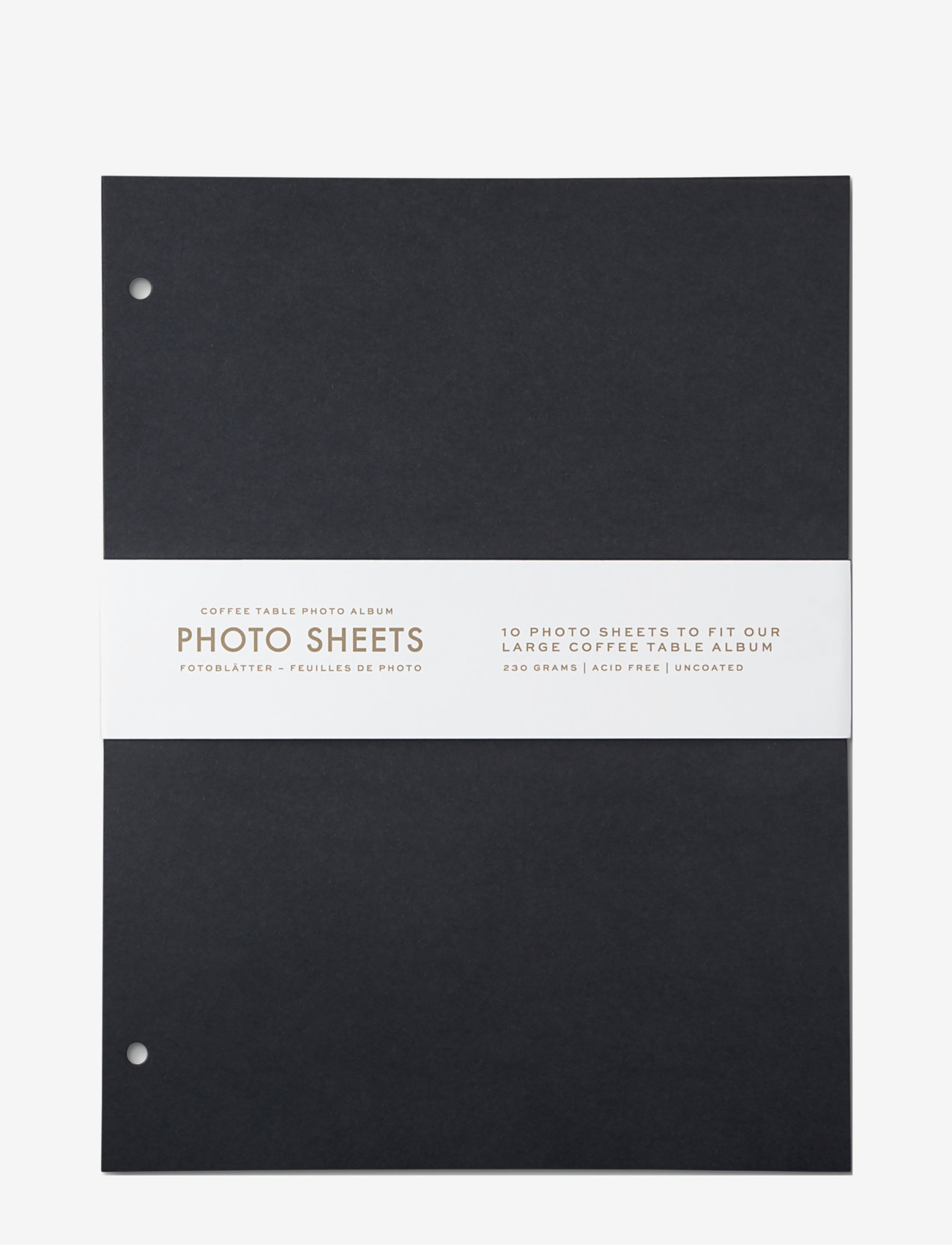 PRINTWORKS - Photo Album - 10-pack refill paper (L) - mažiausios kainos - black - 0