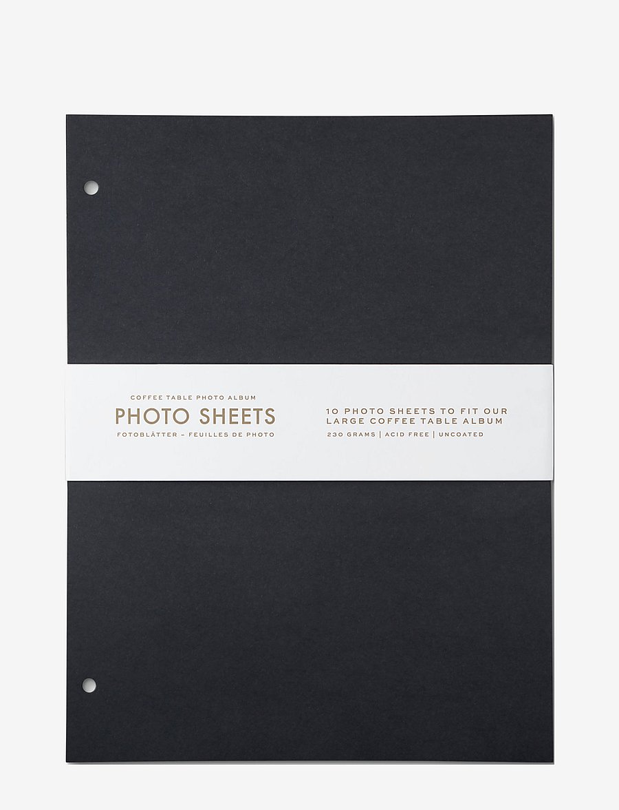PRINTWORKS - Photo Album - 10-PWack refill PWaPWer (L) - fotoalben - black - 0