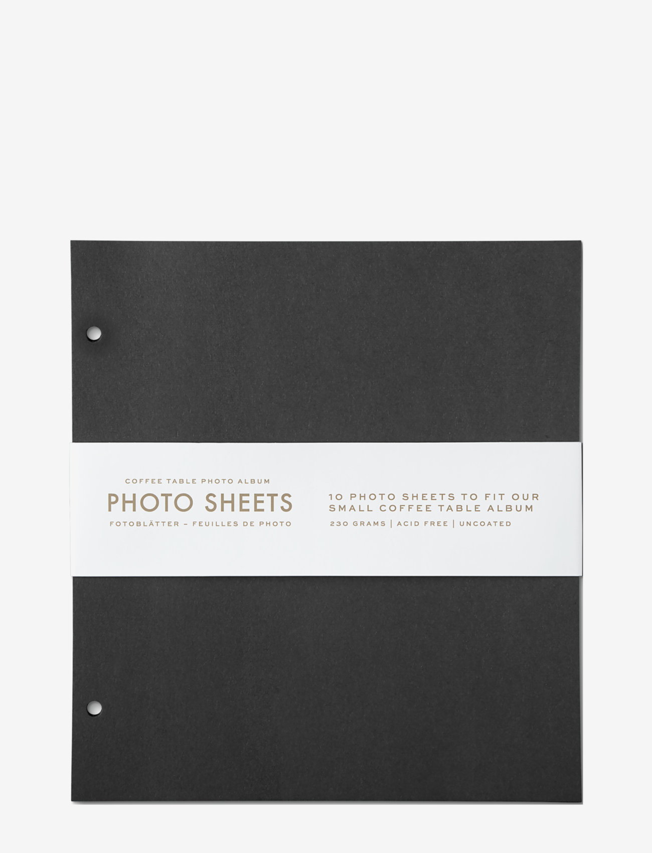 PRINTWORKS Photo Album 10-Pwack Refill Pwapwer (S), 19.0X 0.5X 21.0 cm, Decoration, Schwarz - Albums, Homeware
