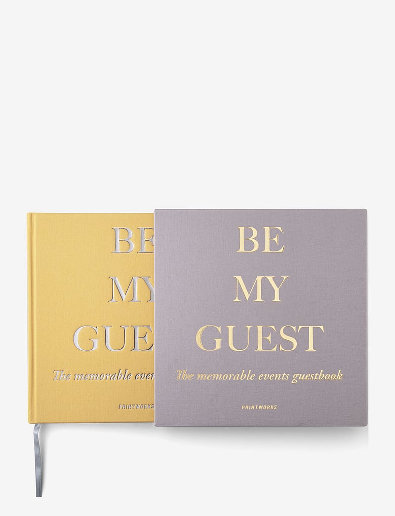 PRINTWORKS - Guest Book - Beige/Yellow - calendars & notebooks - beige/yellow - 0
